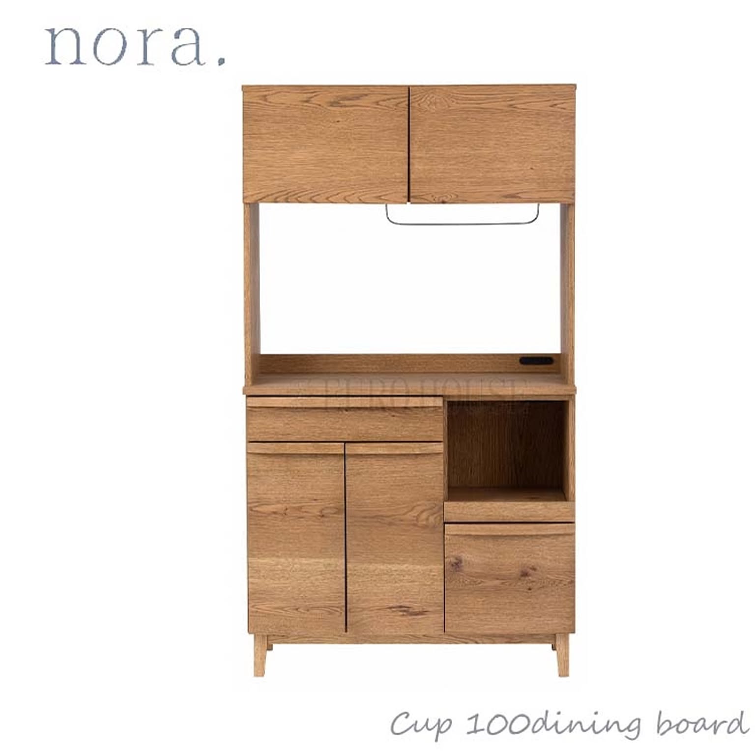 【送料無料】 ダイニングボード キッチンボード 100 食器棚 収納 Cup board dining board 木製 ナチュラル ノラ カップ and g  アンジー nora. 関家具