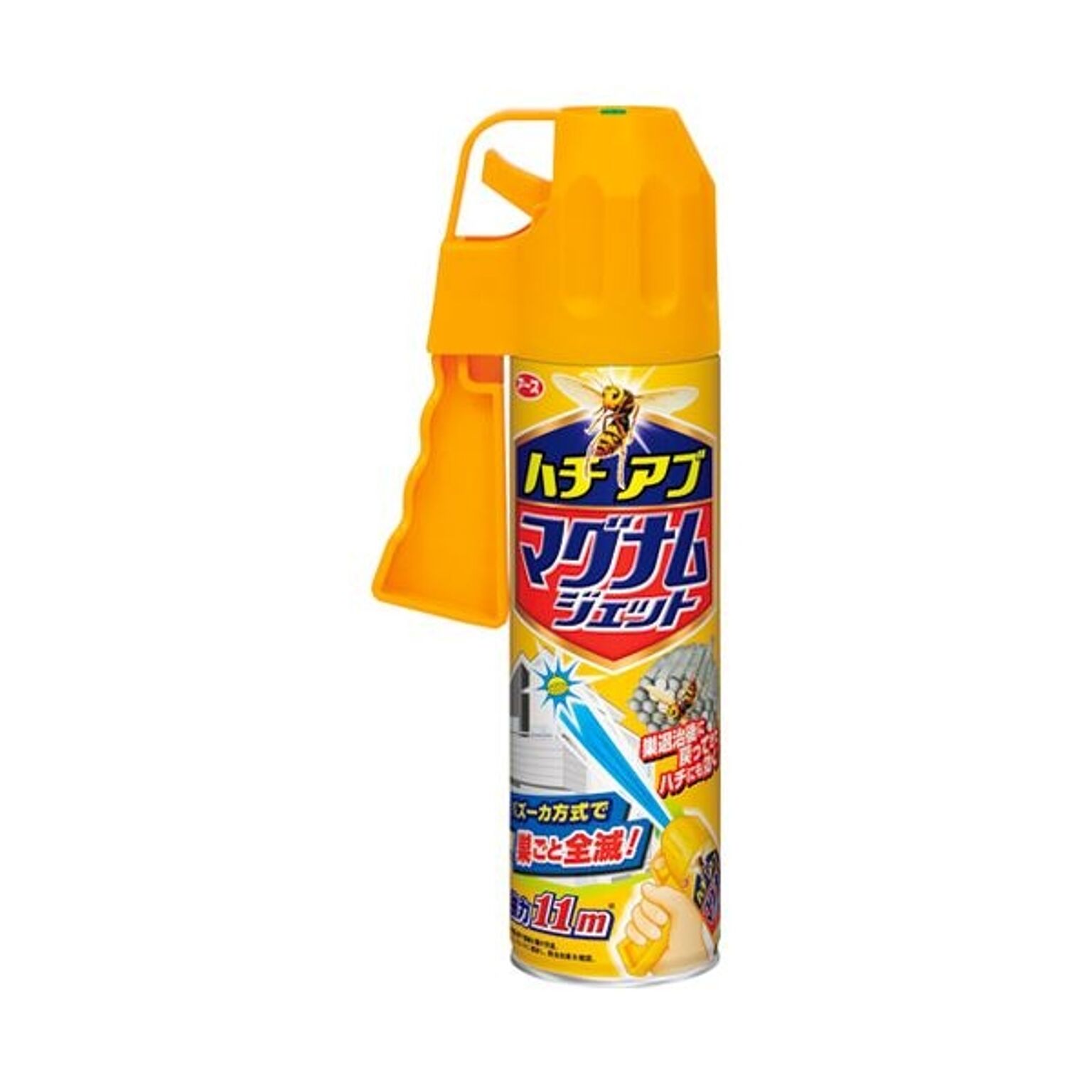 （まとめ） アース製薬 ハチアブマグナムジェット 550mL×5セット