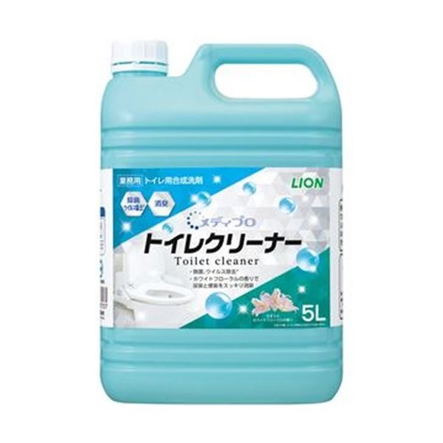 （まとめ）ライオン メディプロ トイレクリーナー5L 1本【×5セット】