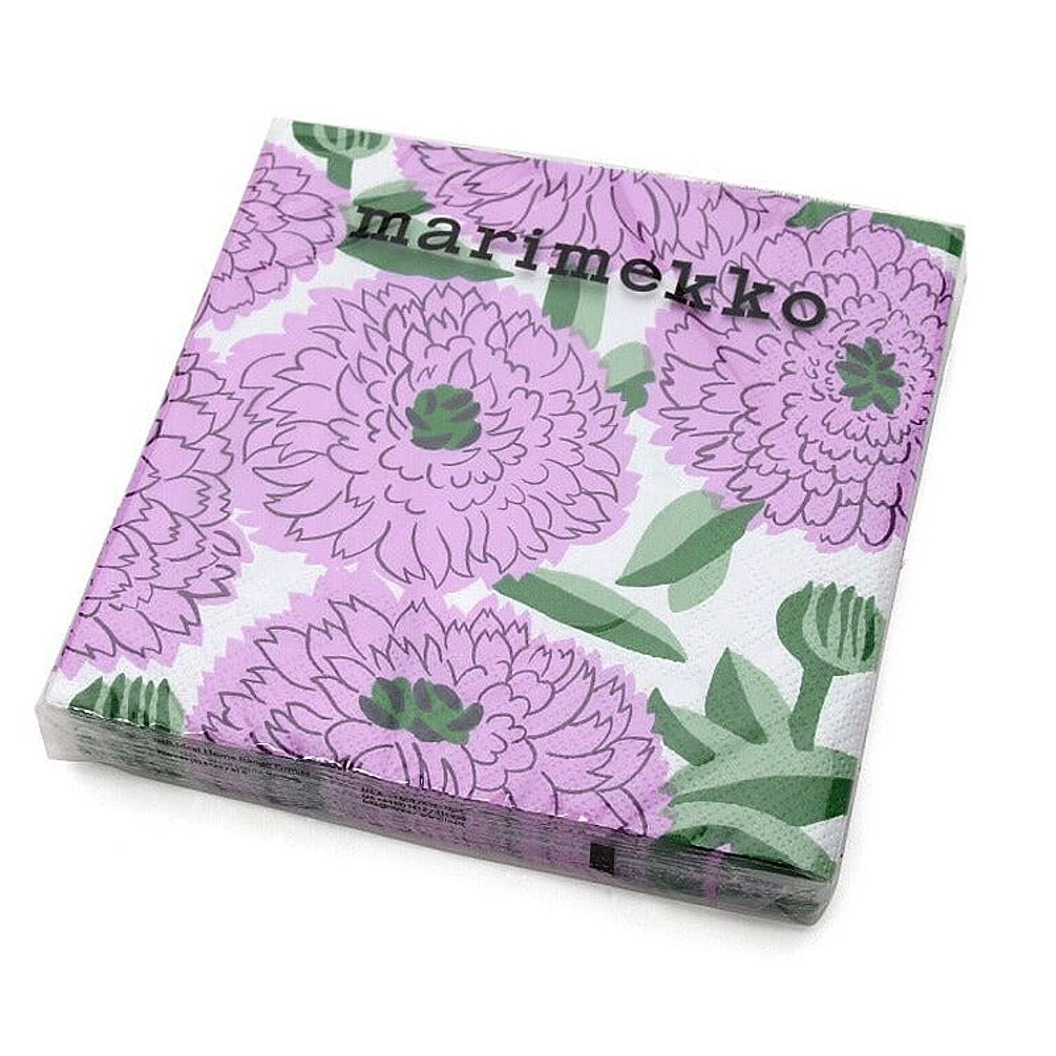 マリメッコ ペーパーナプキン プリマヴェーラ ライラック 33x33cm 20枚入り marimekko PRIMAVERA
