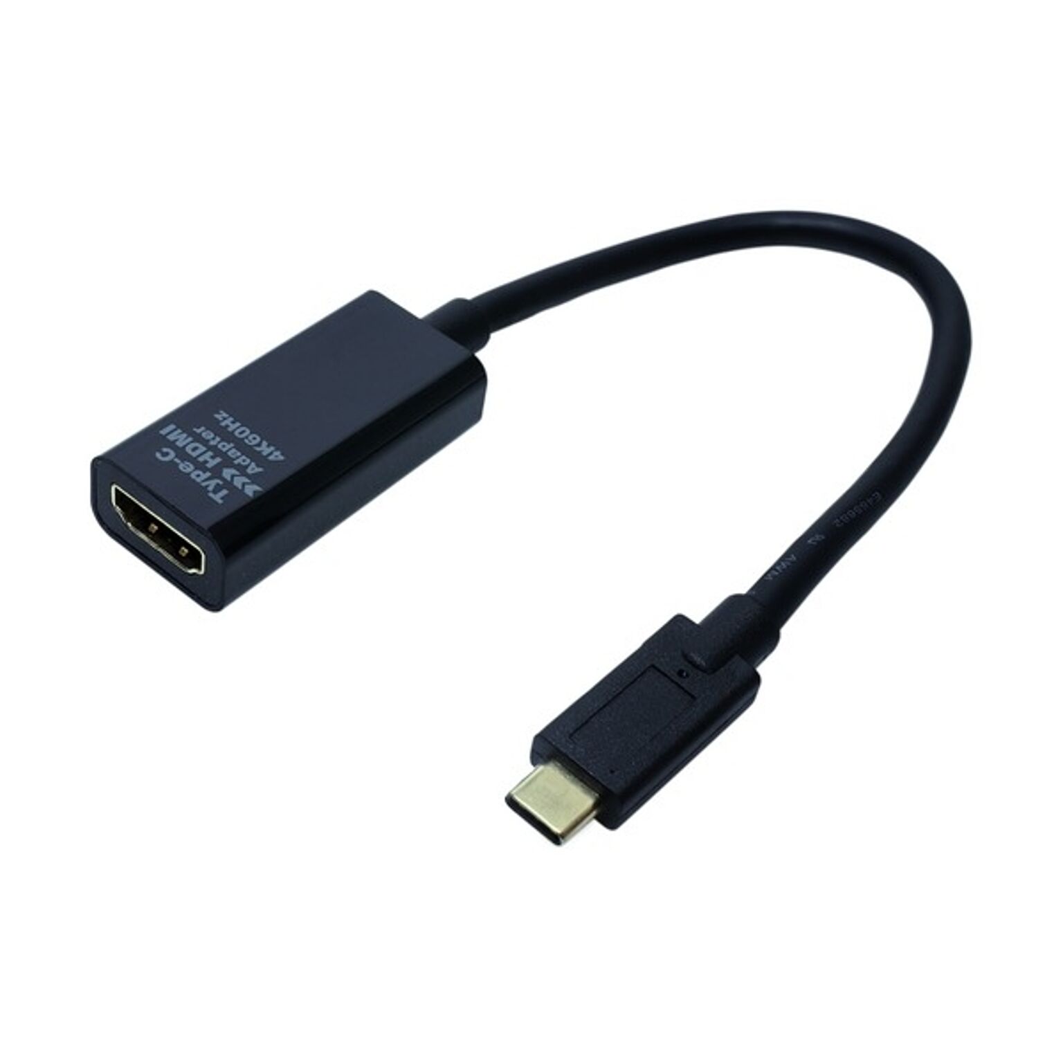 4K60Hz対応 USB Type-C - HDMI変換アダプタ USA-CHD3/BK