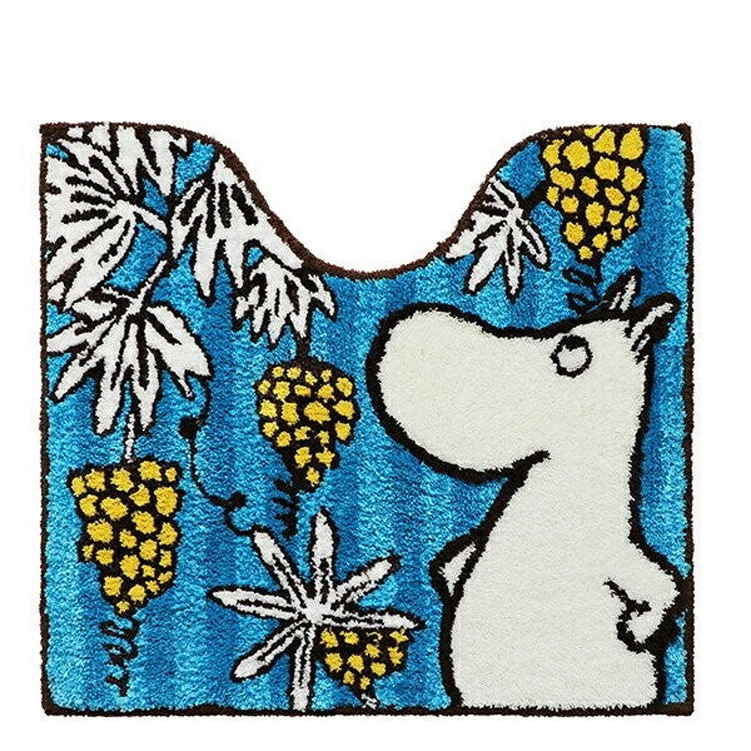 ムーミングッズ トイレマット MOOMIN ふわふわ おしゃれ 北欧 トイレ用マット 洗える 足元マット ロストインザバレー ムーミン リトルミイ 滑りにくい