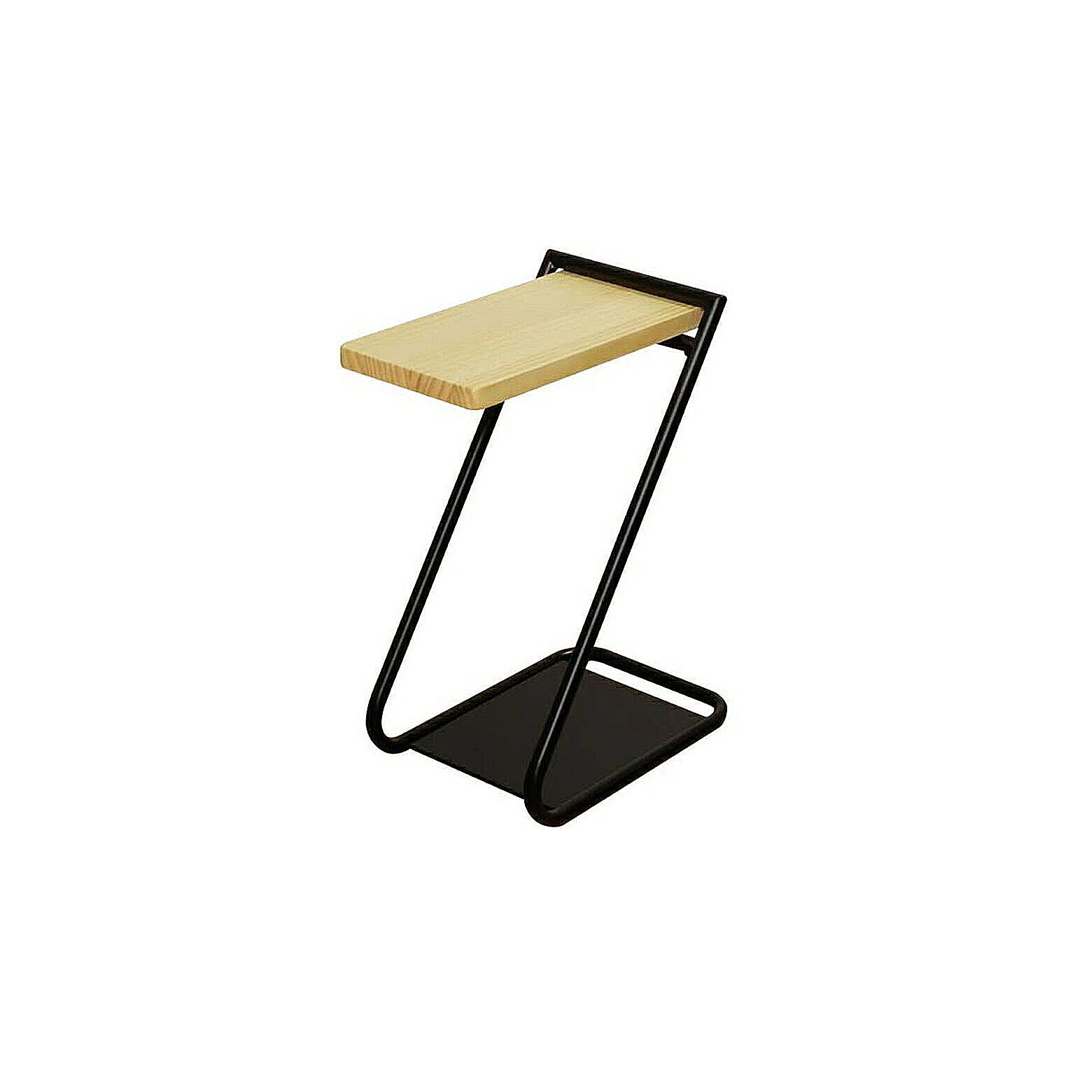 サイドテーブル シンプル オシャレ Z型 Iron Leg Side Table 【High】Lサイズ(High type)ナイトテーブル コーヒーテーブル ベッドサイドテーブル 北欧 木製