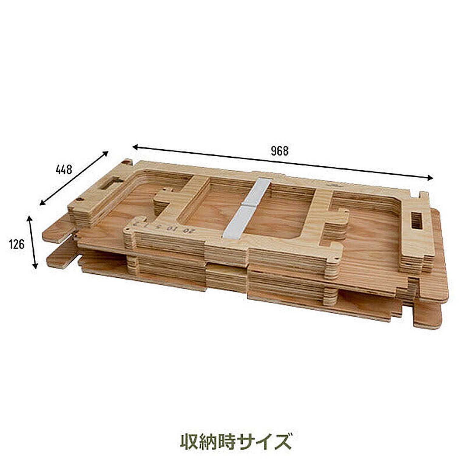 ヨカ YOKA スタッキングシェルフ 2段セット DIY用無塗装 Stacking