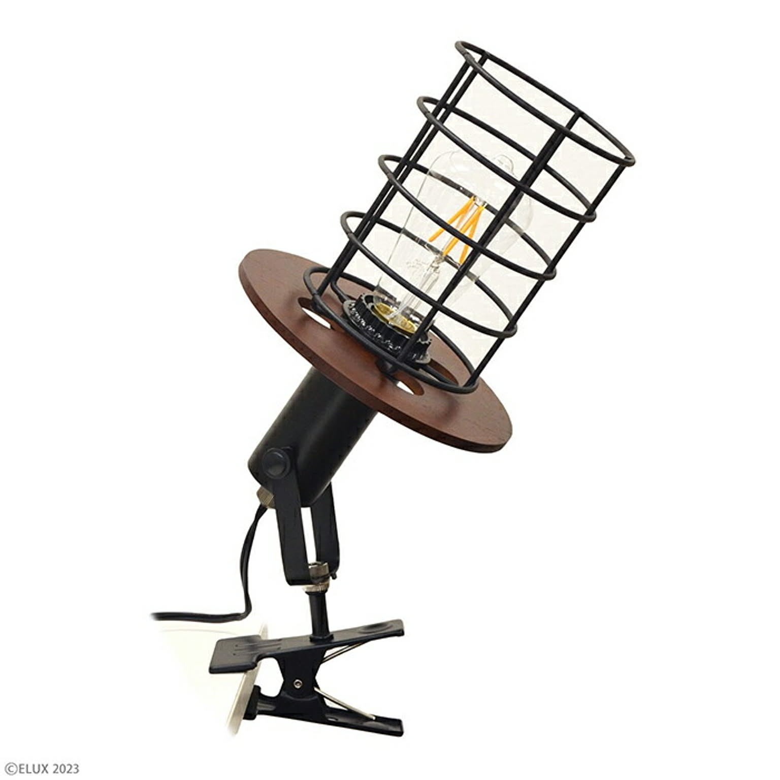 照明 電球別売 組立式 ZIEKS ジークス 1灯 クリップライト LC11011 セードサイズ Φ170xH160mm エルックス