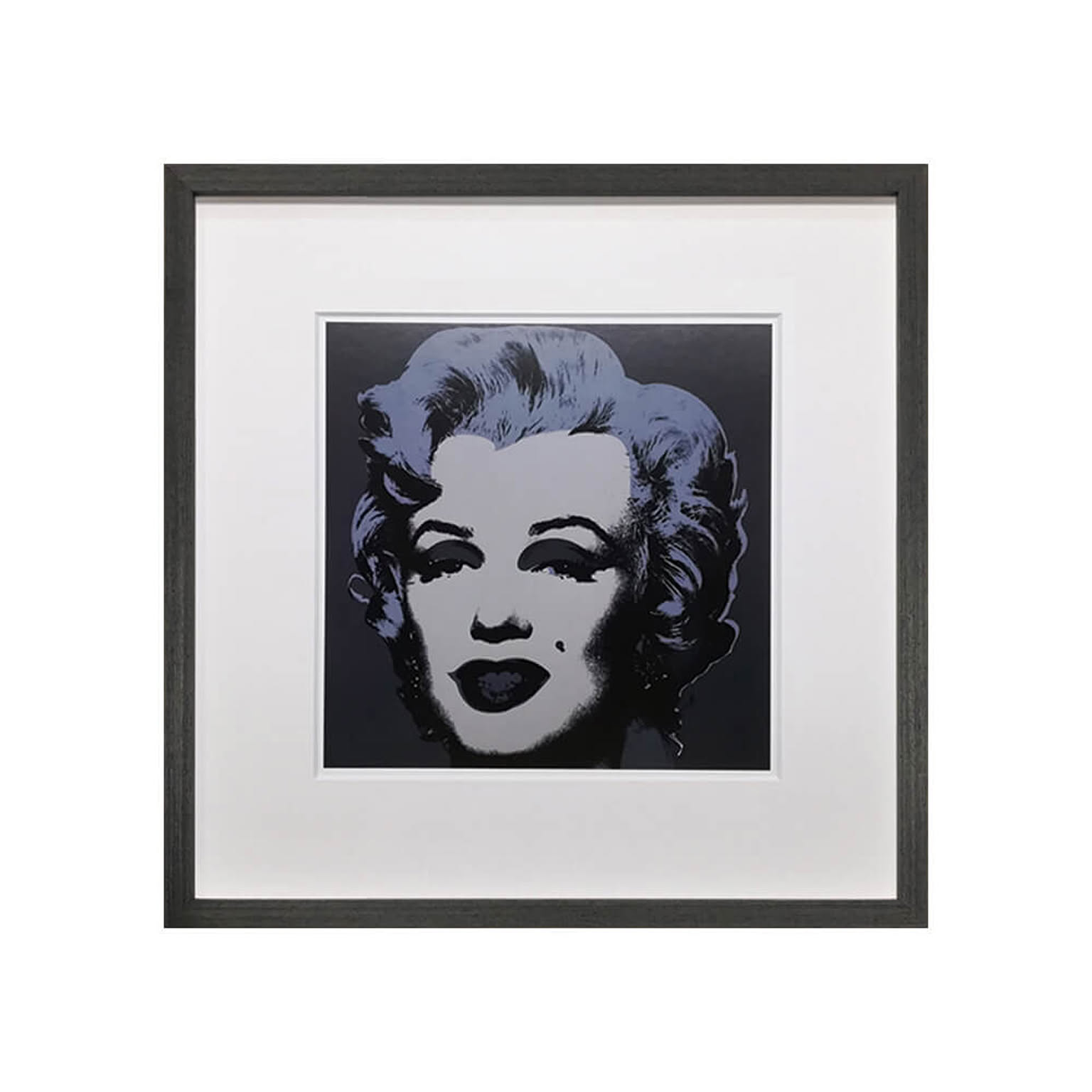 Andy Warhol（アンディ ウォーホル） Marilyn Monroe 1967(black) アートポスター（フレーム付き）  m12693