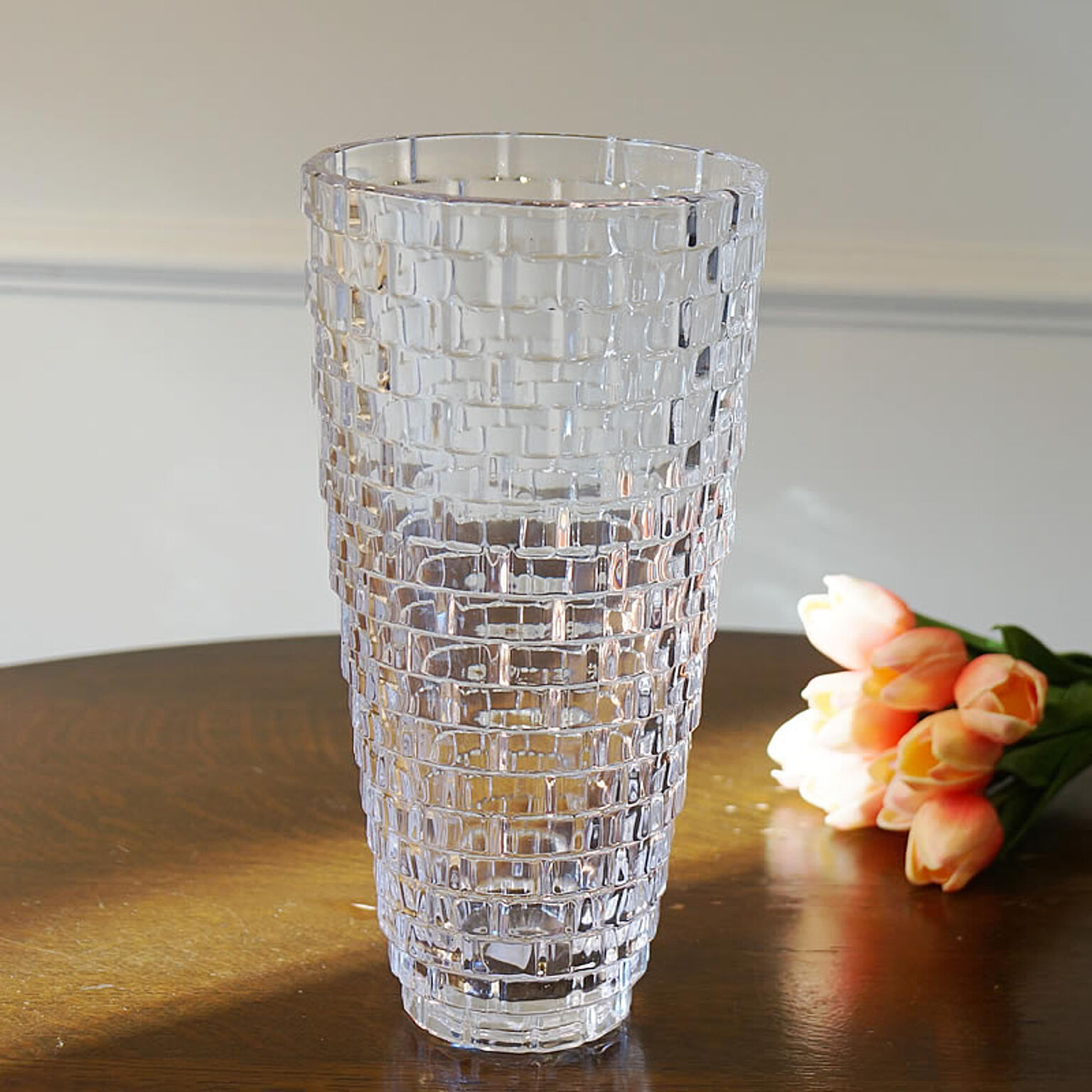 フラワーベース 花瓶 ガラス製 モダン Lサイズ ガラス花瓶