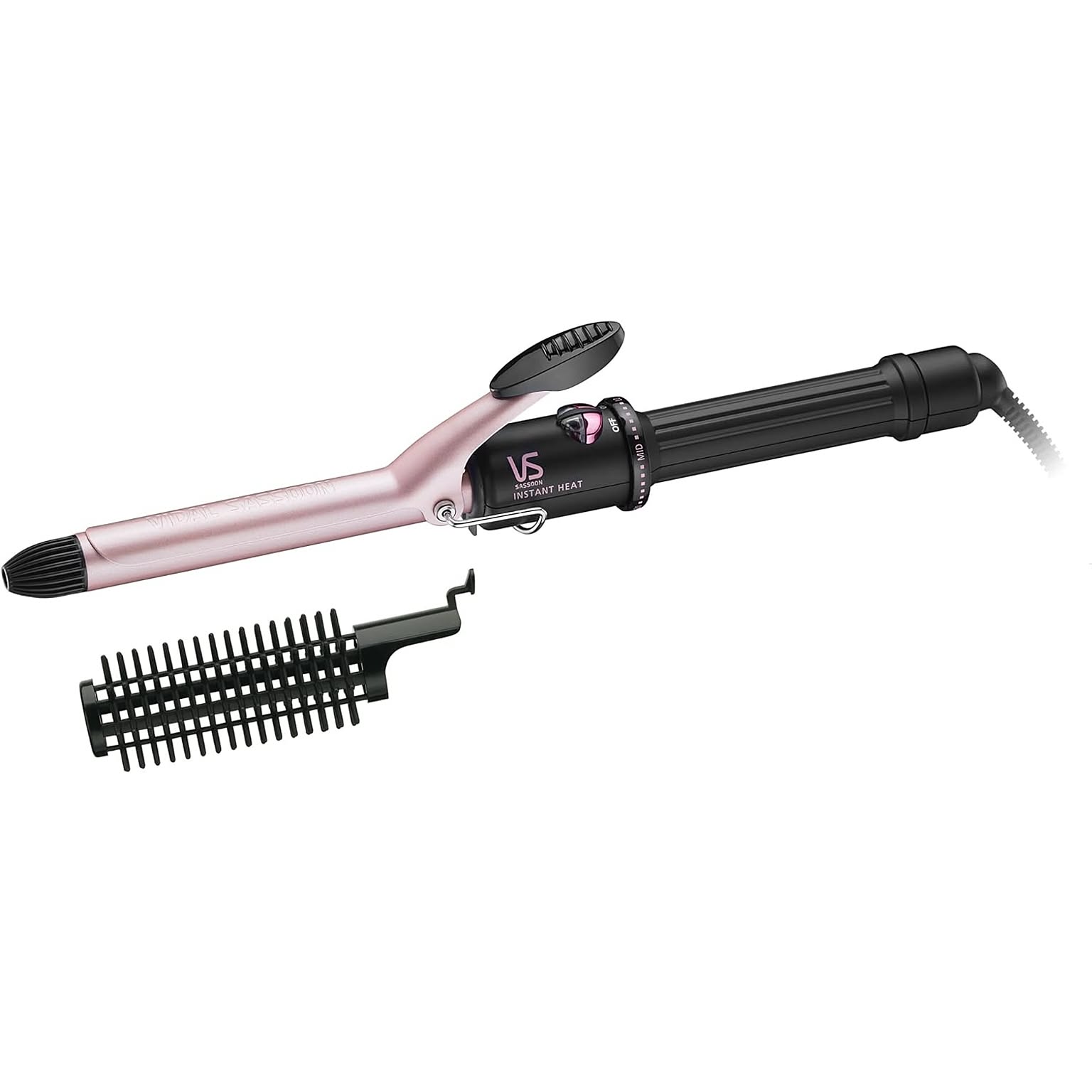 ヴィダル サスーン カール ヘアアイロン 19mm ピンクシリーズ 温度調節機能 ロールブラシ付き ピンク VSI-1912/PJ
