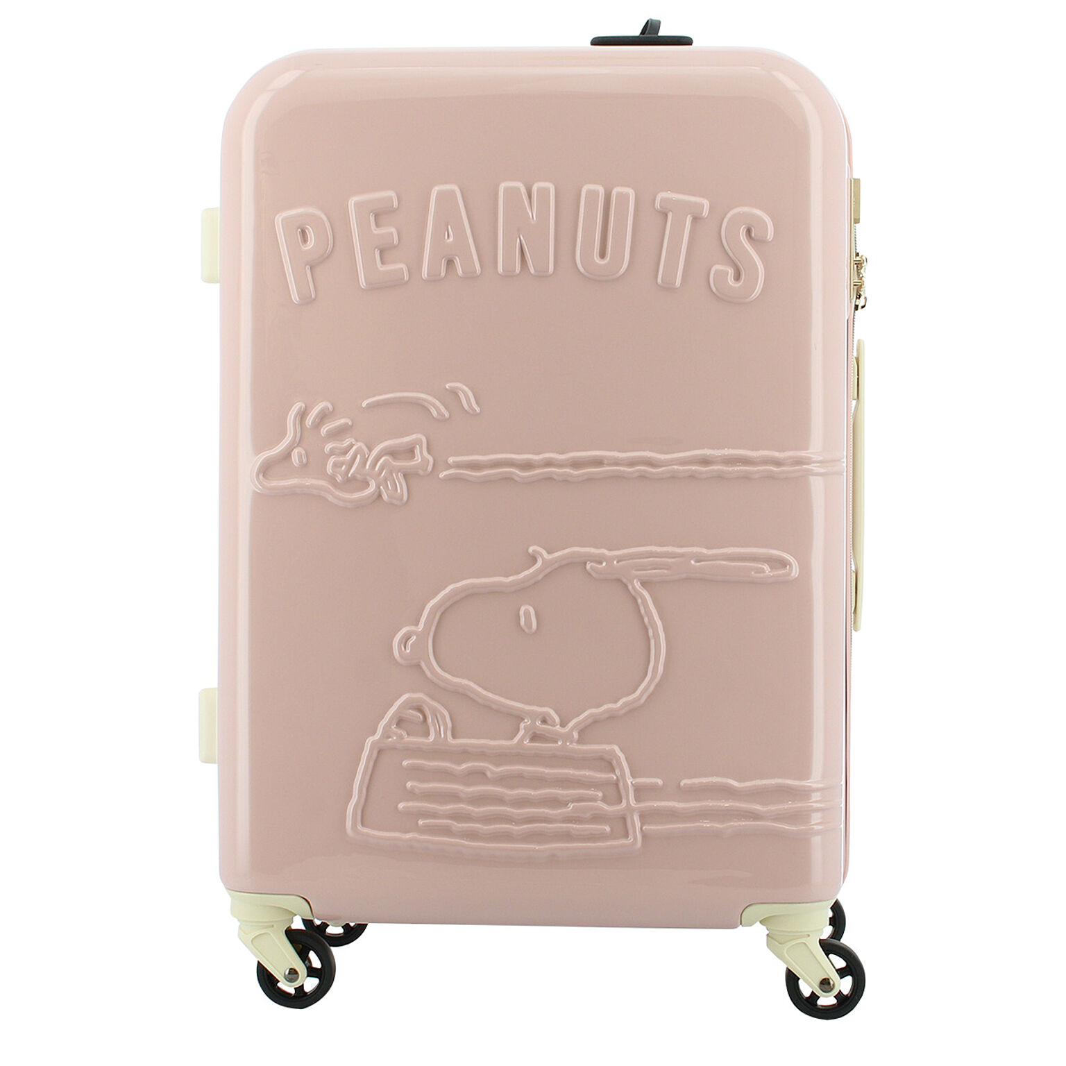 ピーナッツ スーツケース レディース 49L 56cm 3.6kg PN-031 PEANUTS スヌーピー キャラクター キャリーケース ハードキャリー ファスナー 1年保証
