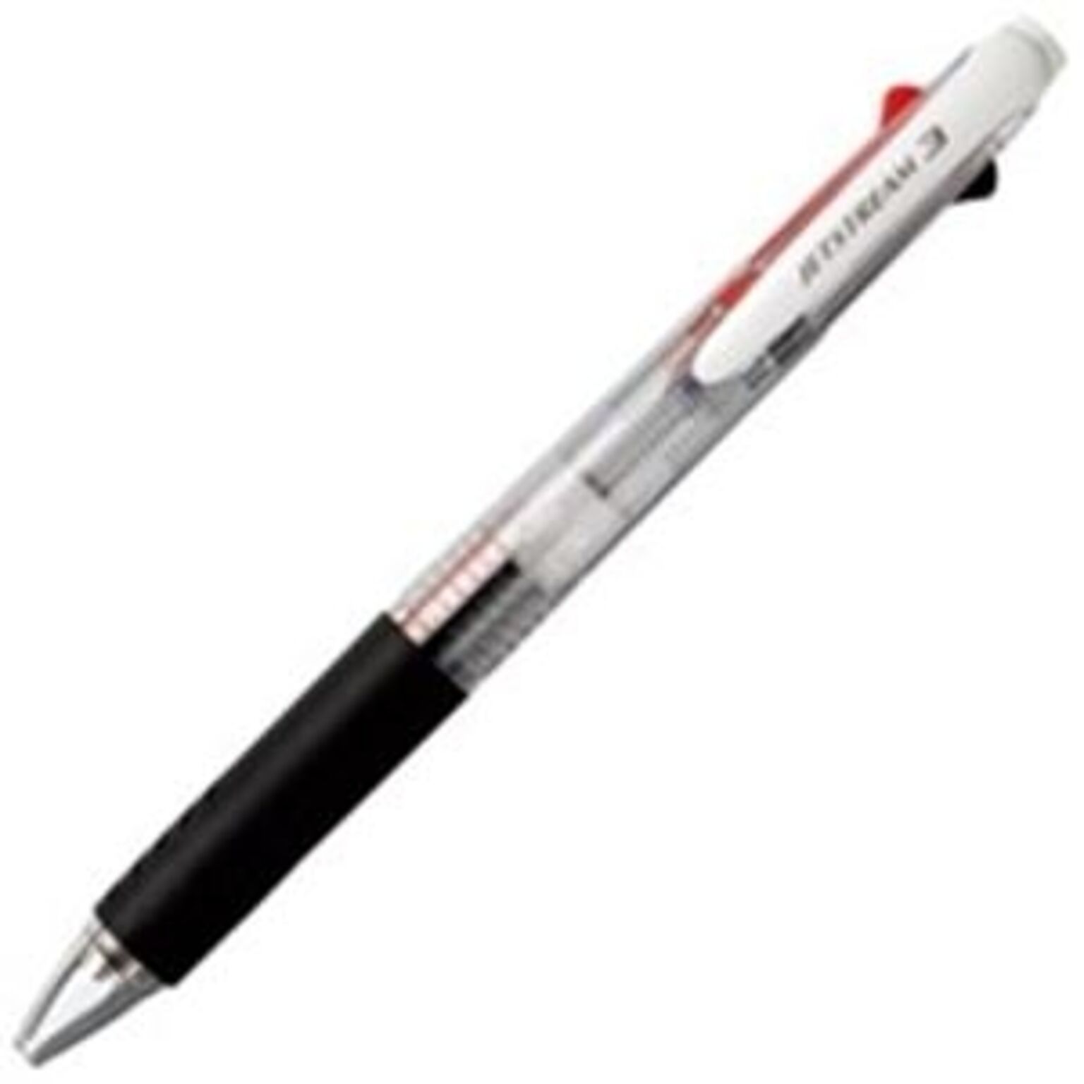 (業務用10セット) 三菱鉛筆 多色ボールペン/ジェットストリーム 3色 0.7mm 油性 黒・赤・青 SXE340007.T 透明