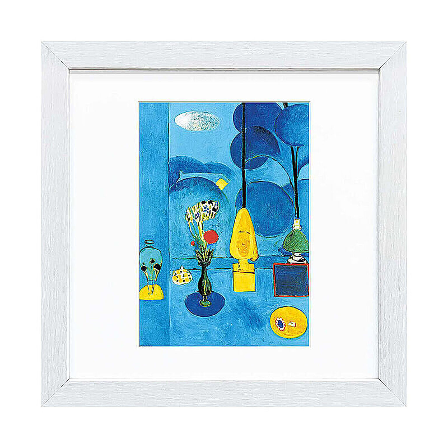 Henri Matisse（アンリ マティス） 青い窓 アートポスター（フレーム付き） m11452