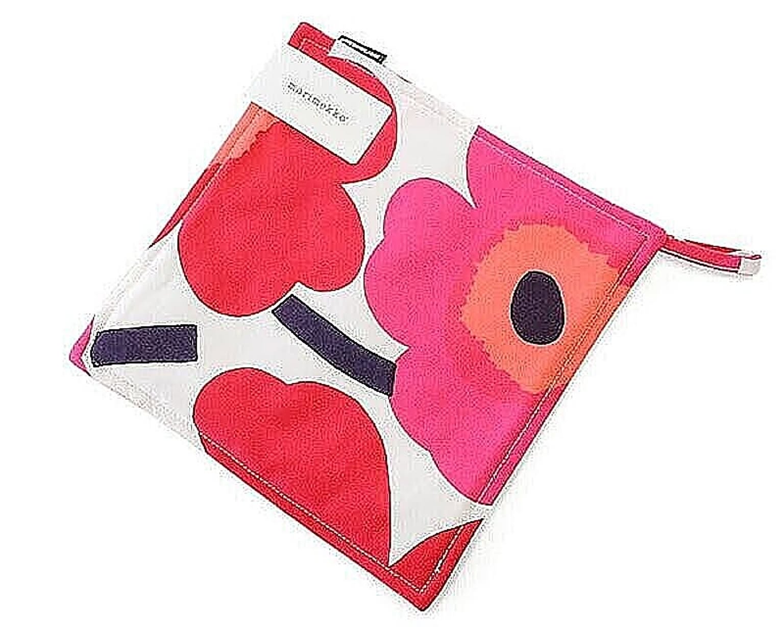 マリメッコ ピエニウニッコ ポットホルダー（鍋敷き）22x22cm レッド marimekko PIENI UNIKKO