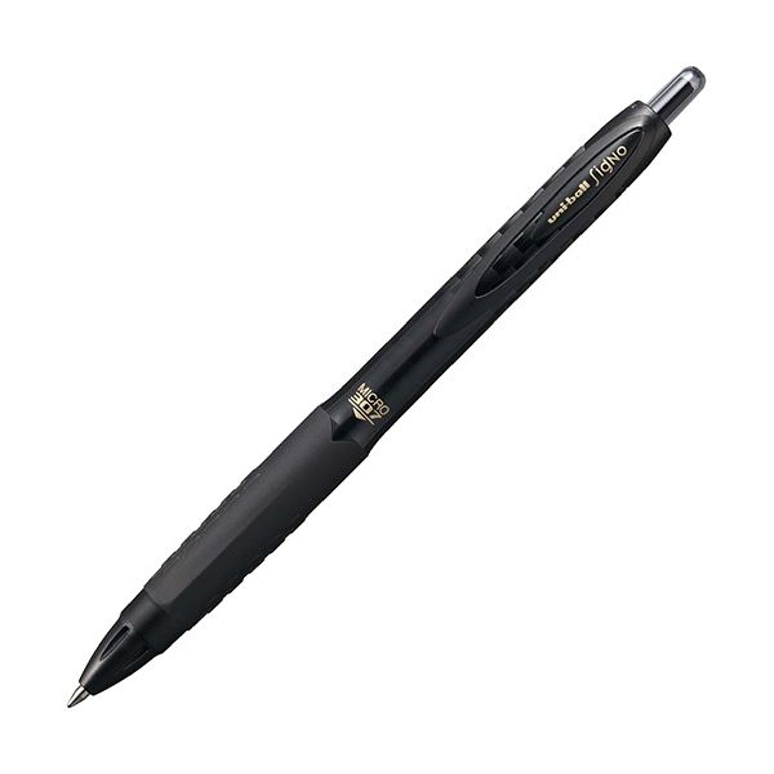 （まとめ） 三菱鉛筆 ゲルインクボールペンユニボール シグノ 307 ノック式 0.5mm 黒 UMN30705.24 1本 【×30セット】