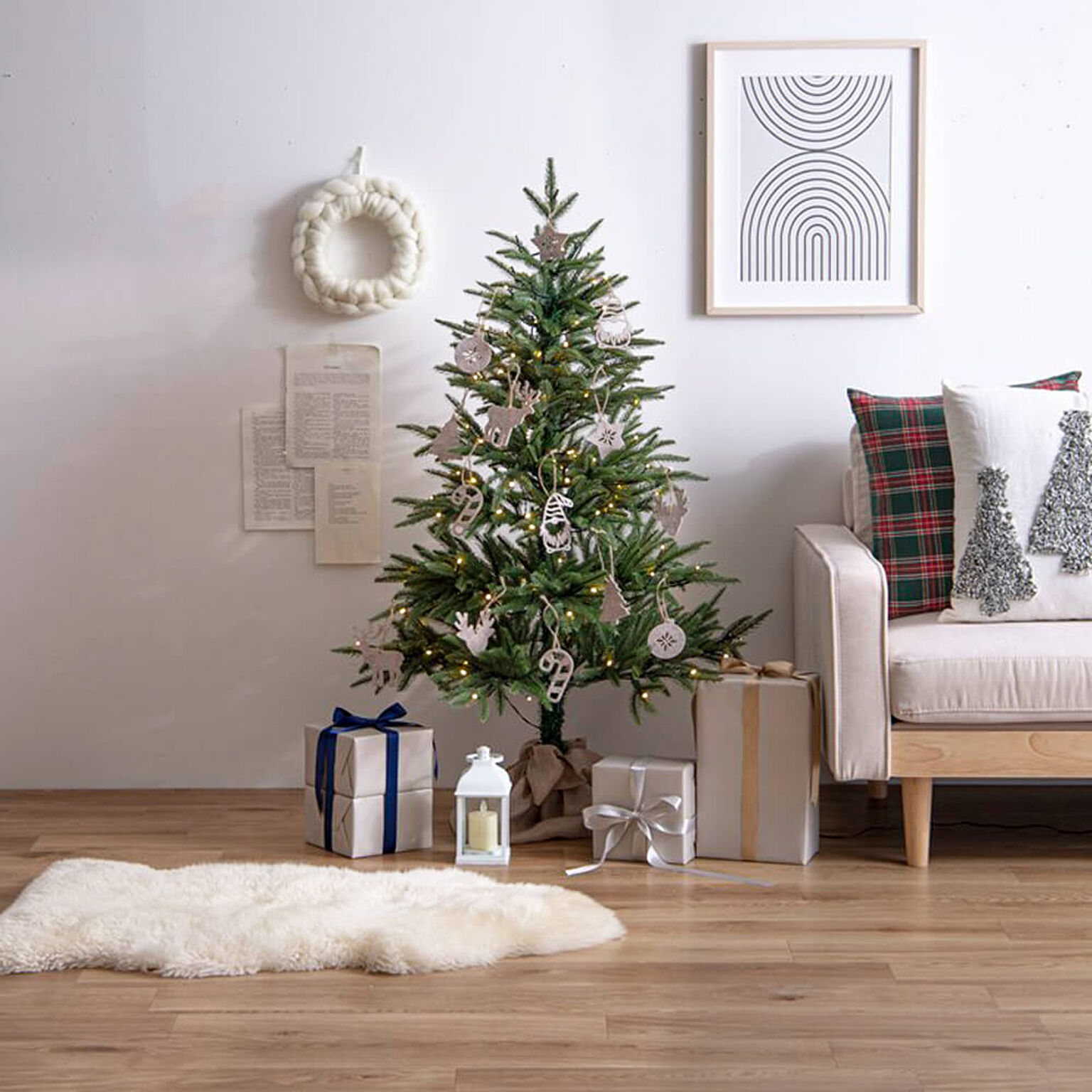niko and… クリスマスツリー120cmのおすすめ商品とおしゃれな実例