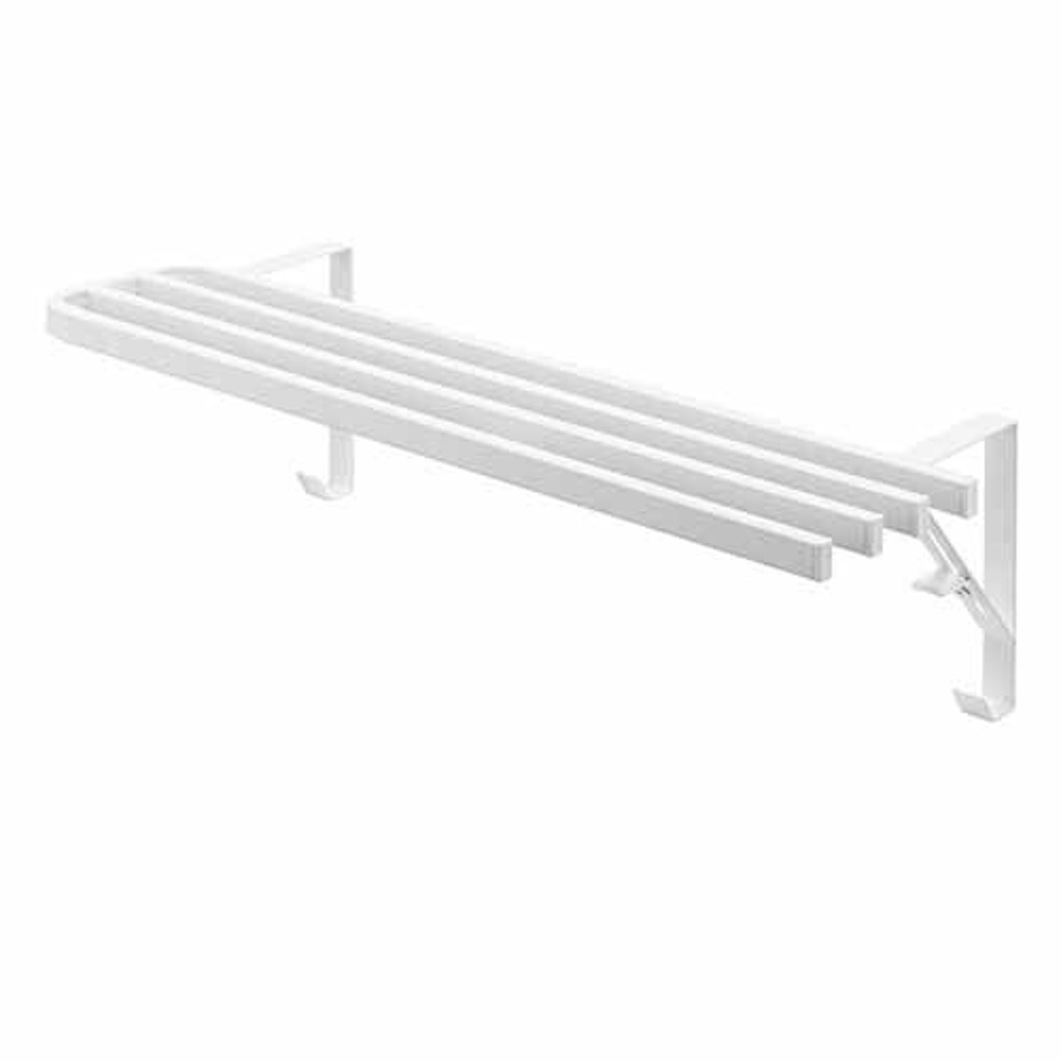 tower タワー (山崎実業) 浴室扉タオル掛け上バスタオルハンガー Doorframe Bath Towel Holder 増設タオルバー 浴室扉設置