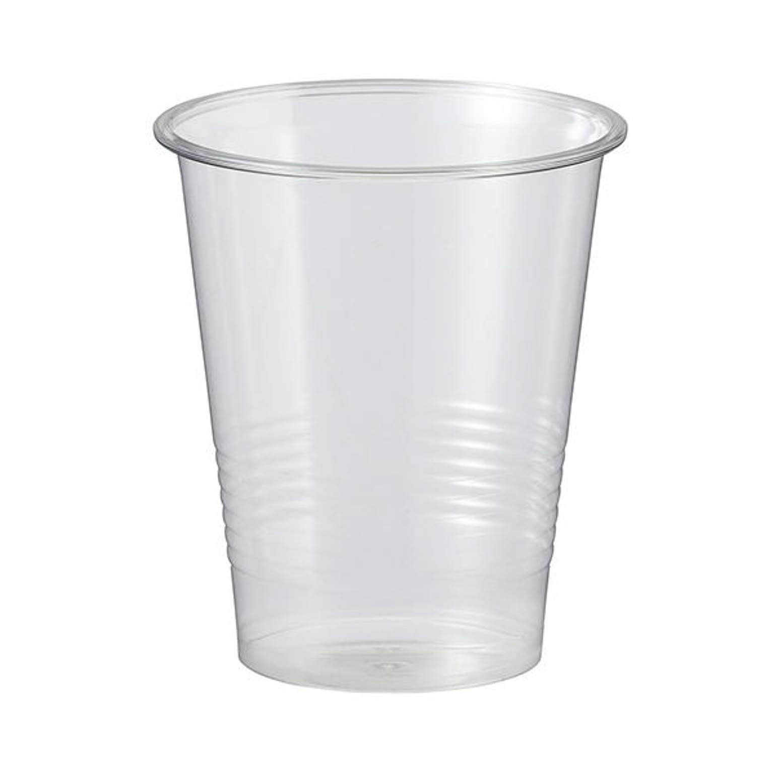 TANOSEE リサイクルPETカップ 270ml（9オンス）1セット（1800個：100個×18パック）