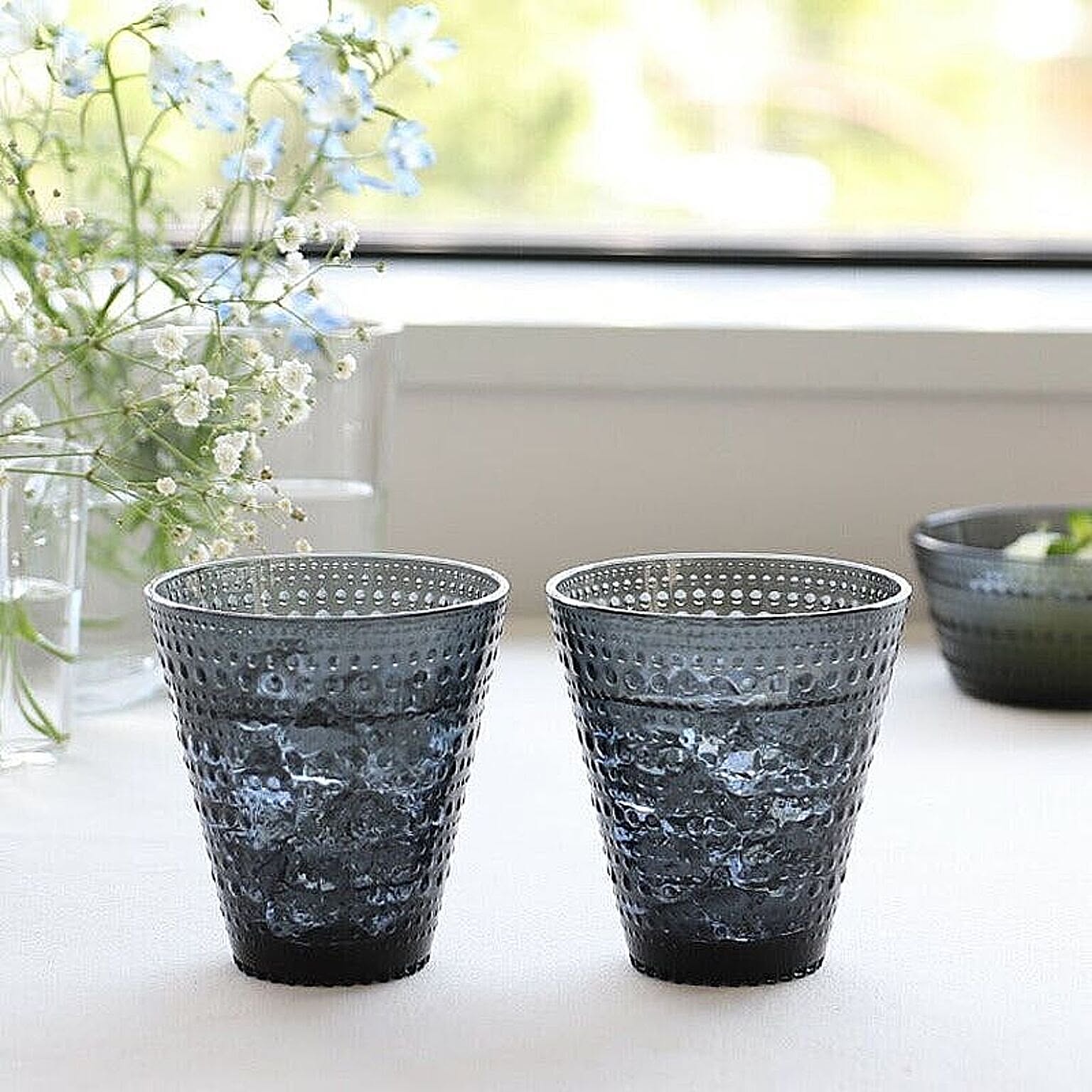 イッタラ カステヘルミ 367023 タンブラー ペア 300ml ダークグレー iittala Kastehelmi