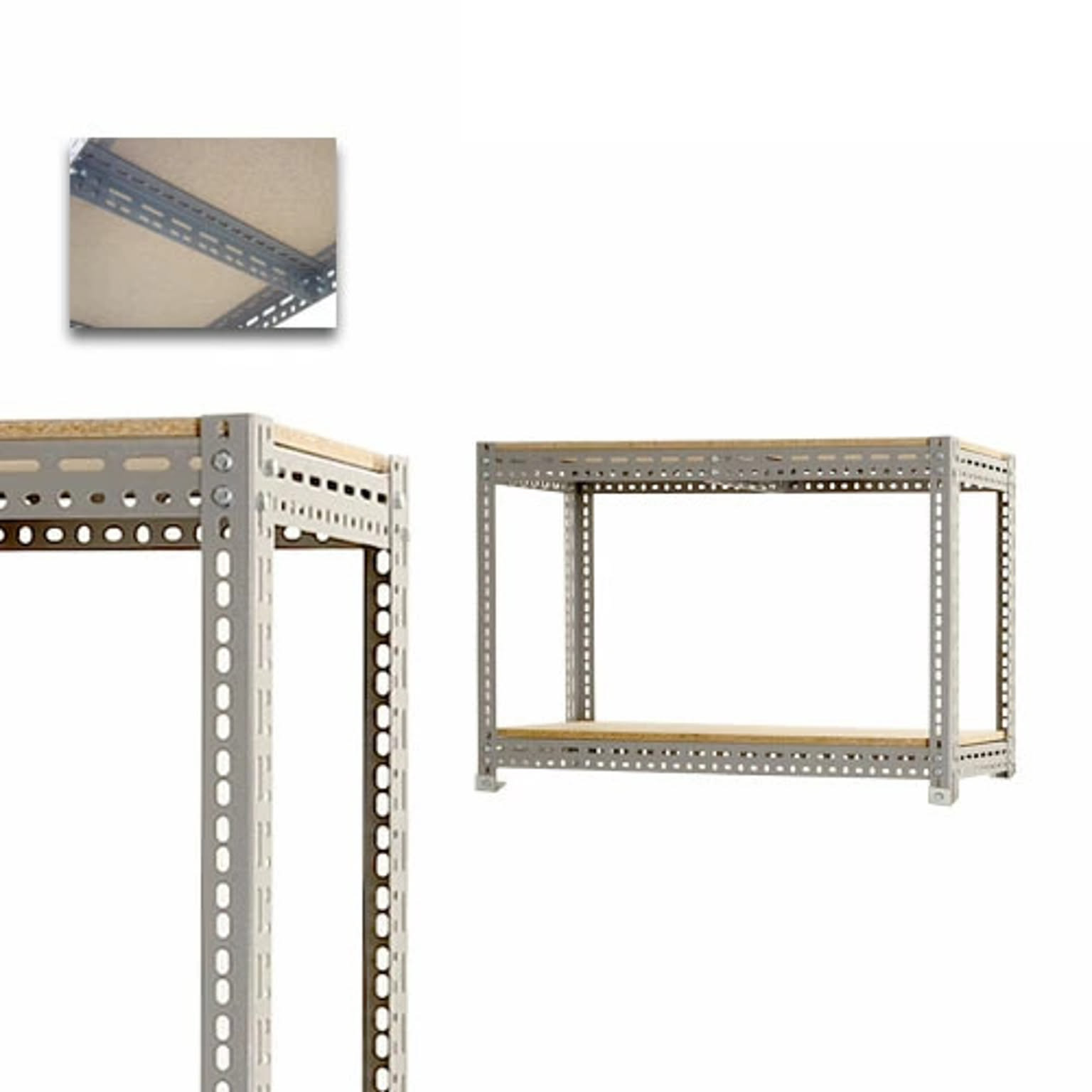 スチールラックのキタジマ ボード棚 2段 高さ45cm