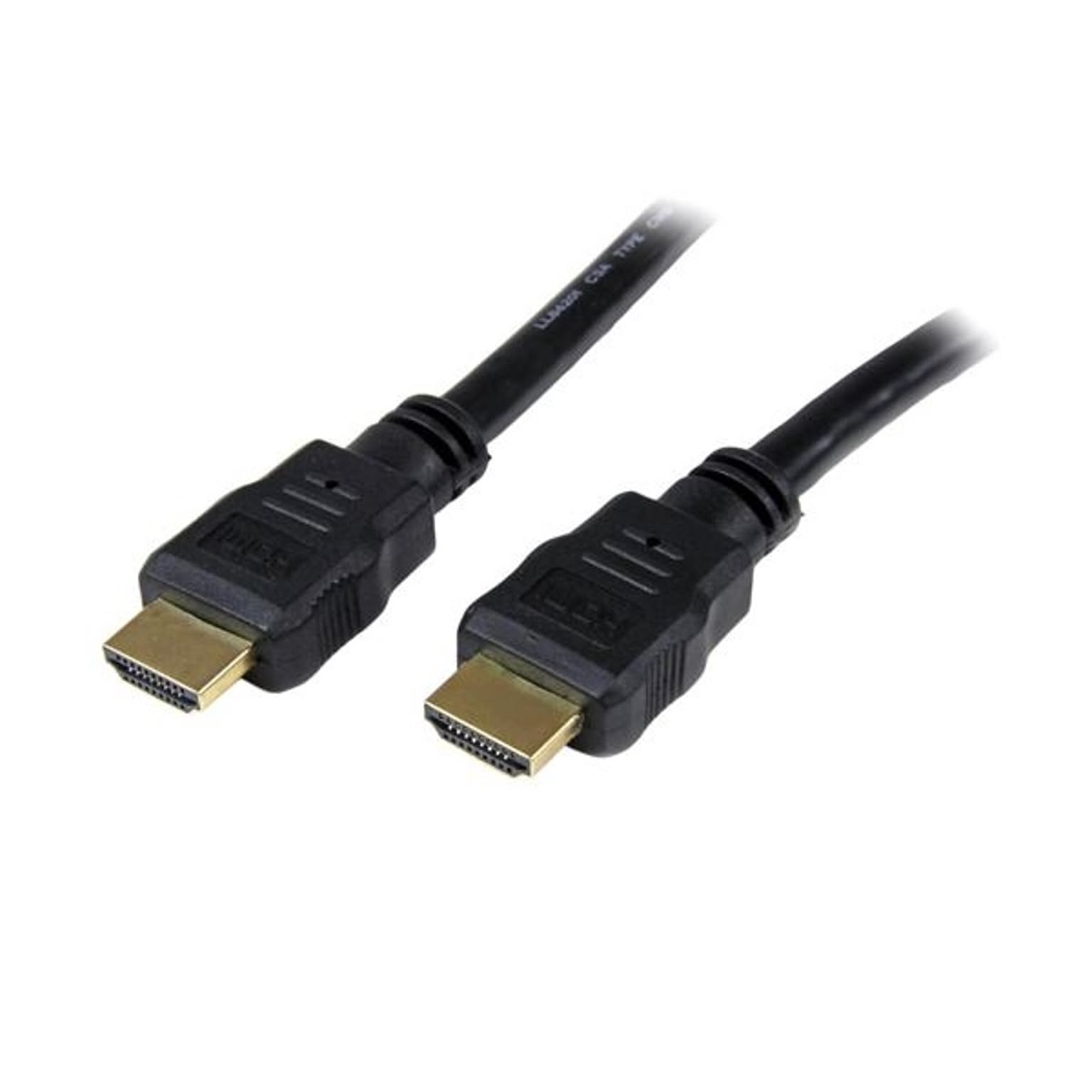 (まとめ) StarTechハイスピードHDMIケーブル HDMI-HDMIケーブル 4k対応 ブラック 2m HDMM2M 1本 【×10セット】