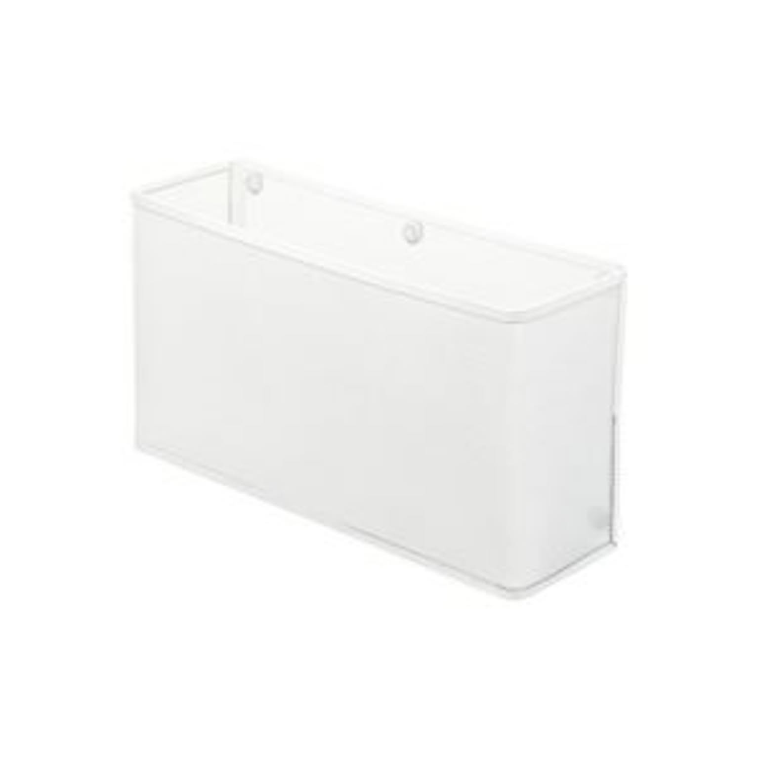 （まとめ）LIHITLAB マグネットポケットA4横ワイドA-7395-0 白【×3セット】