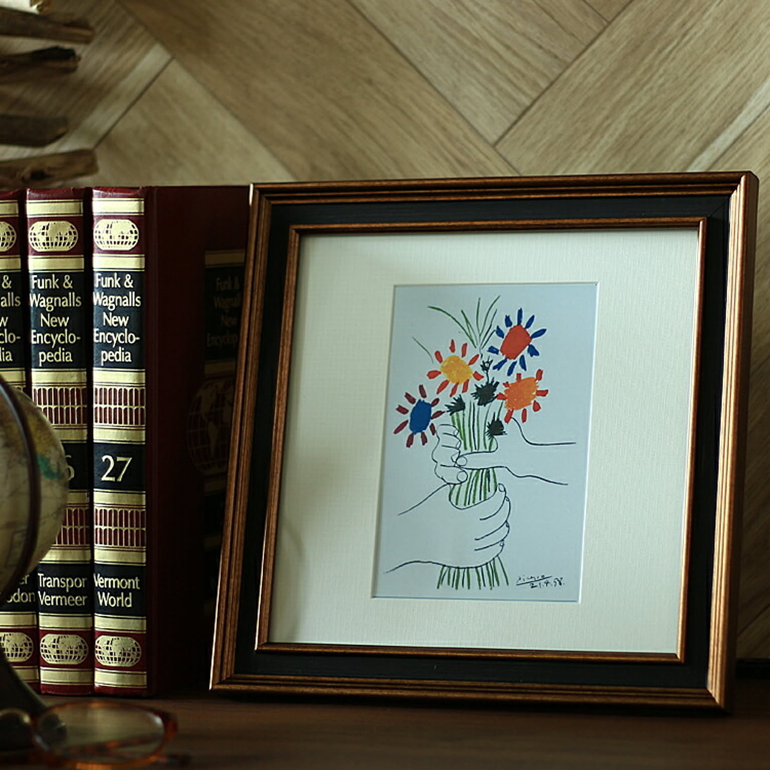 ミニアートポスター　Pablo Picasso Petite Fleurs（パブロ ピカソ　プティトゥ・フルール）