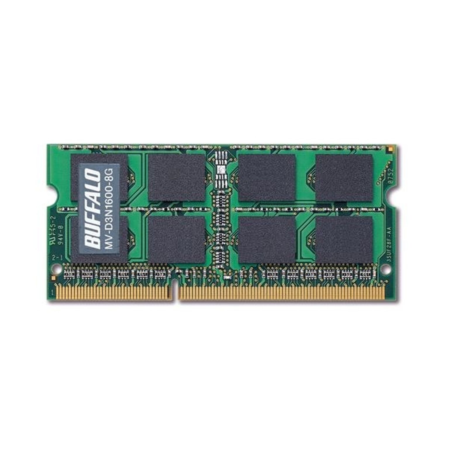 バッファロー 法人向けPC3-12800 DDR3 1600MHz 204Pin SDRAM S.O.DIMM 8GB MV-D3N1600-8G1枚