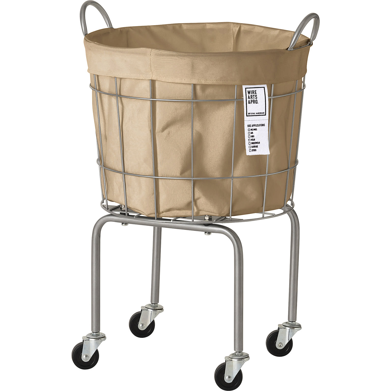 ランドリー ラウンド バスケット 35L