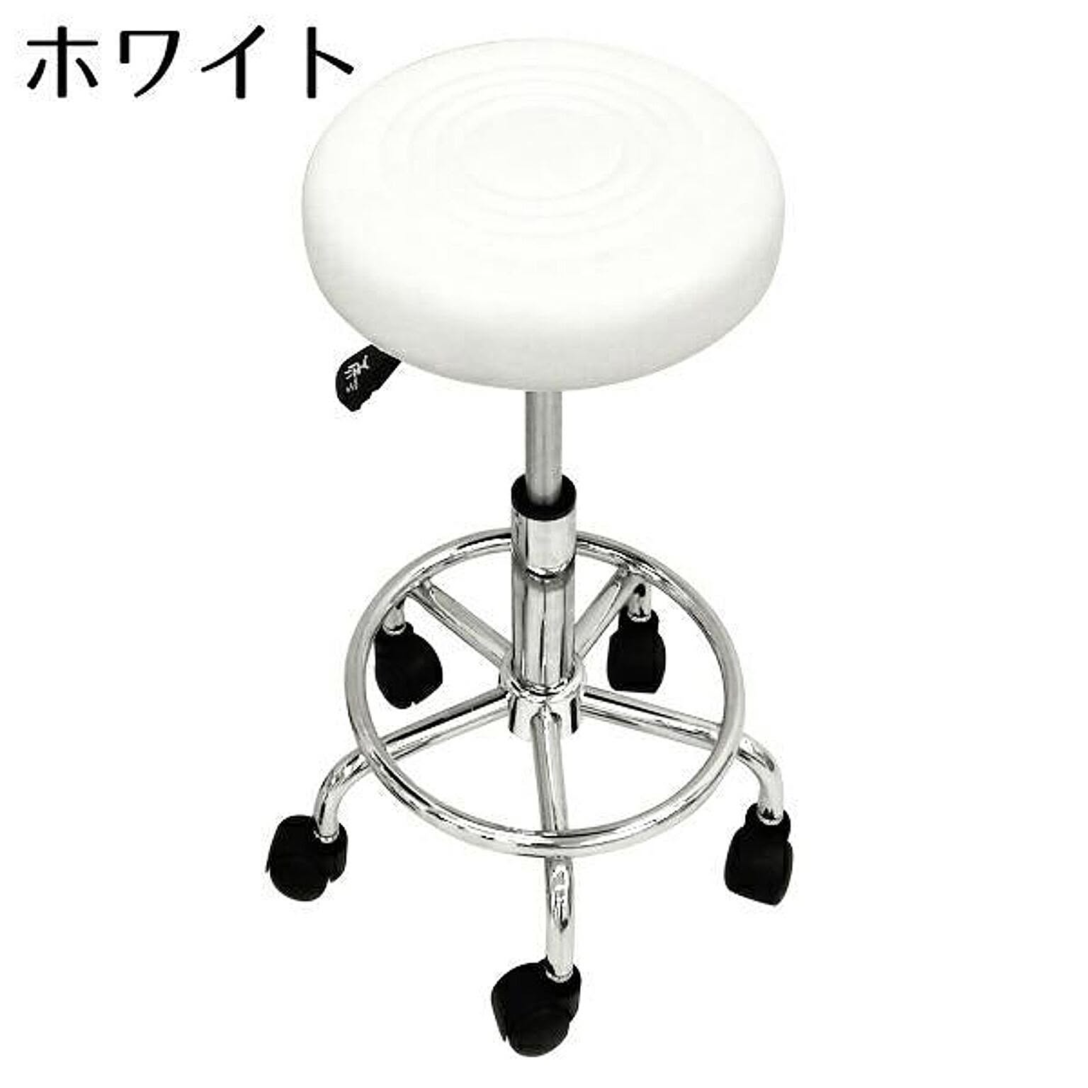 小回り抜群 キャスター付スツール Nano 背もたれ無し 座ったまま 移動 38cm