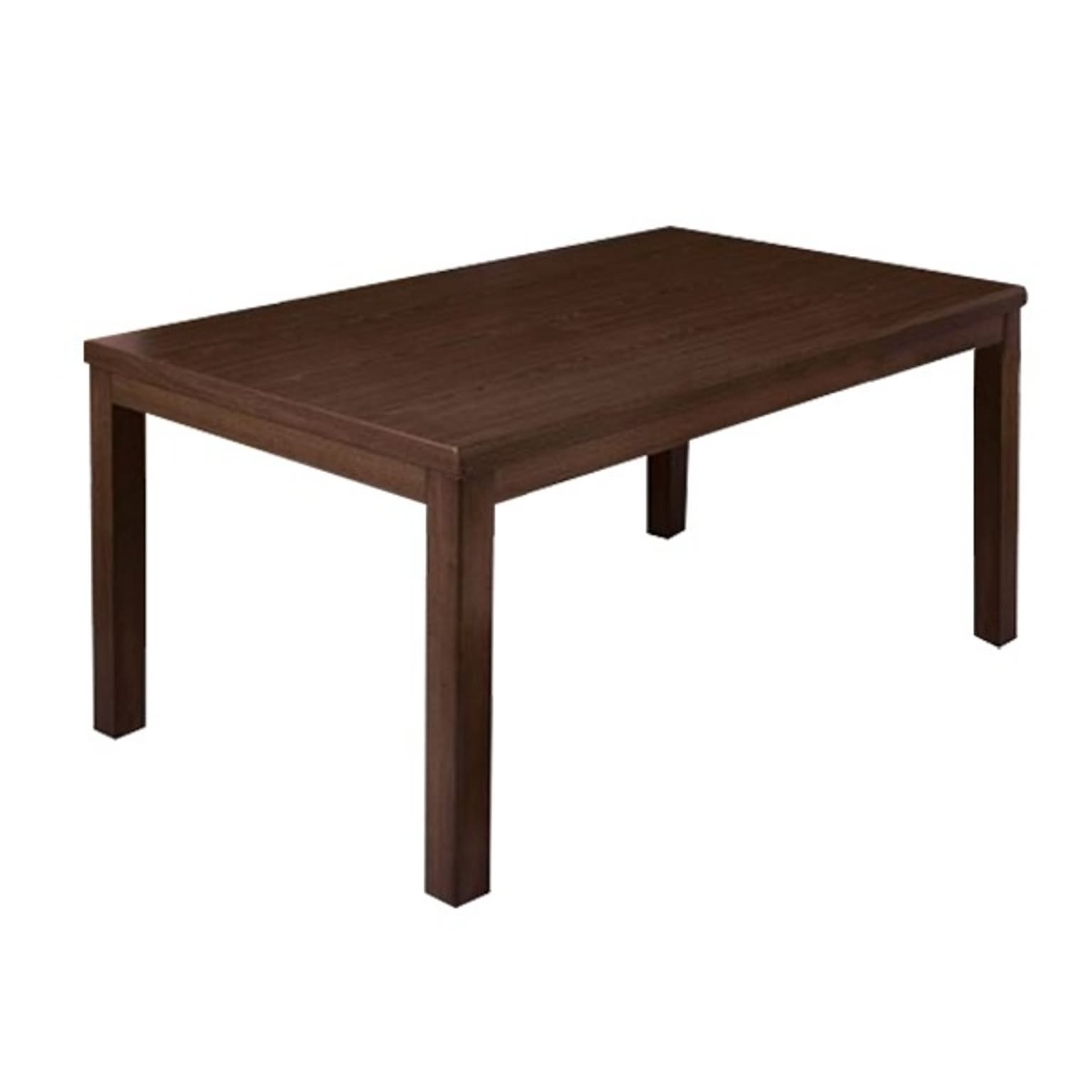 木目調 こたつ/ダイニングテーブル 単品 【約幅135×奥行80×高さ67cm】 長方形 木製脚付き 組立品 〔リビング 居間〕