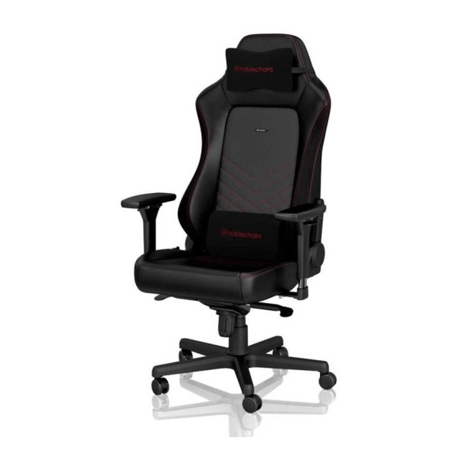 ゲーミングチェア HERO レッド noblechairs（ノーブルチェアーズ） NBL-HRO-PU-BRD-SGL