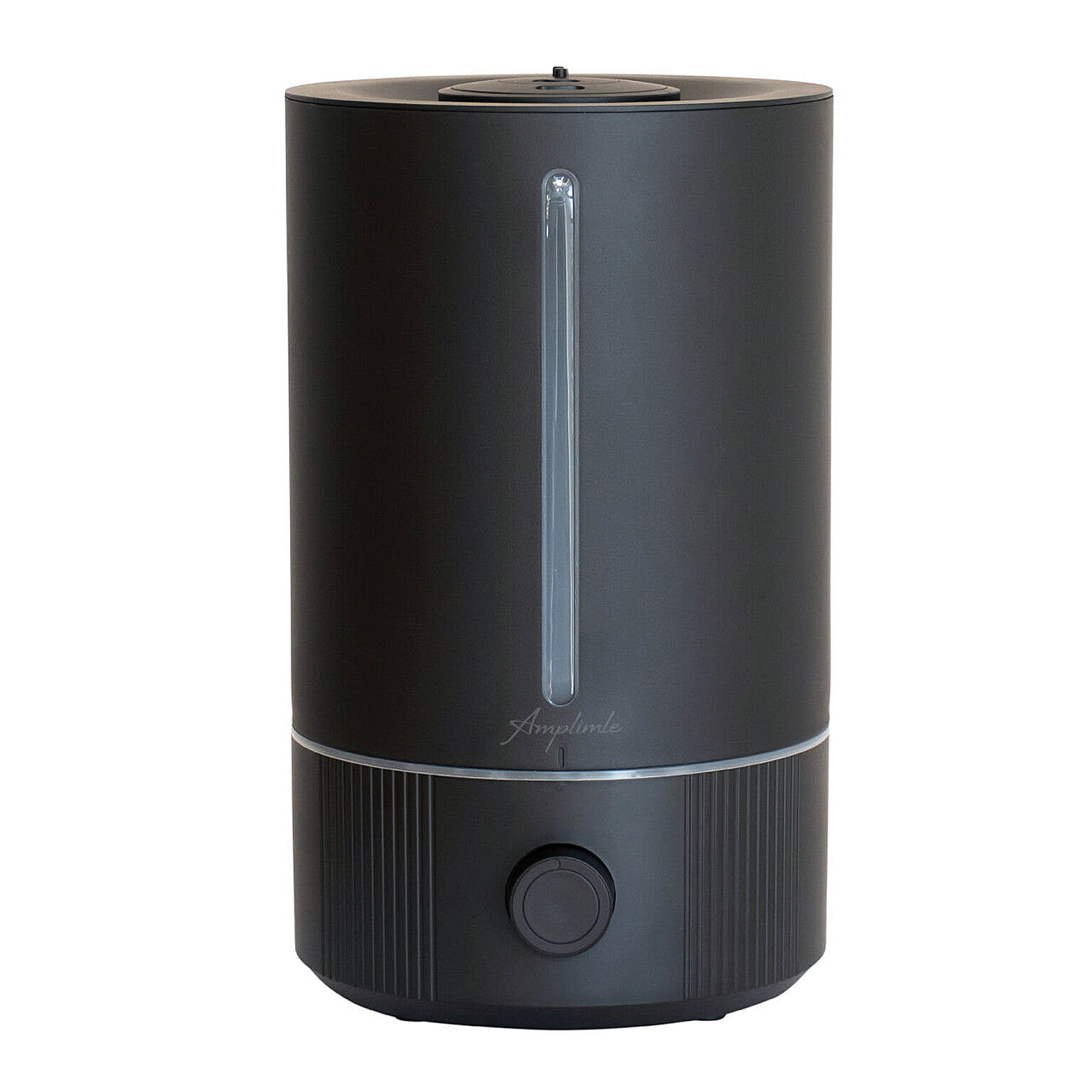 Ampoule 加湿器 おしゃれ 超音波加湿器 ディフューザー 卓上 リビング 寝室 ナチュラル シンプル ブラック 8畳 4.5L 大容量 上部給水 ダイヤル式 LEDライト Luft ルフト