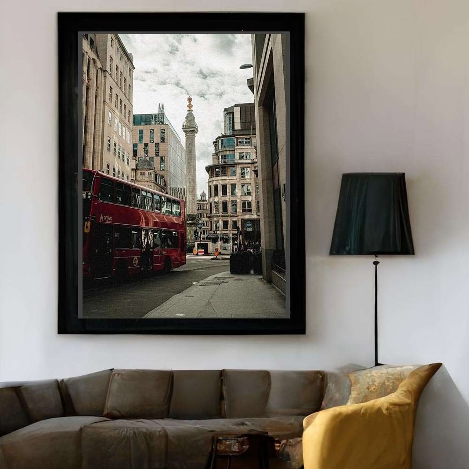 額装品/New York City Bus/ポスター/アート/風景/モダン 額装品/New York City Bus/ポスター/アート/風景/モダン - メルカリ