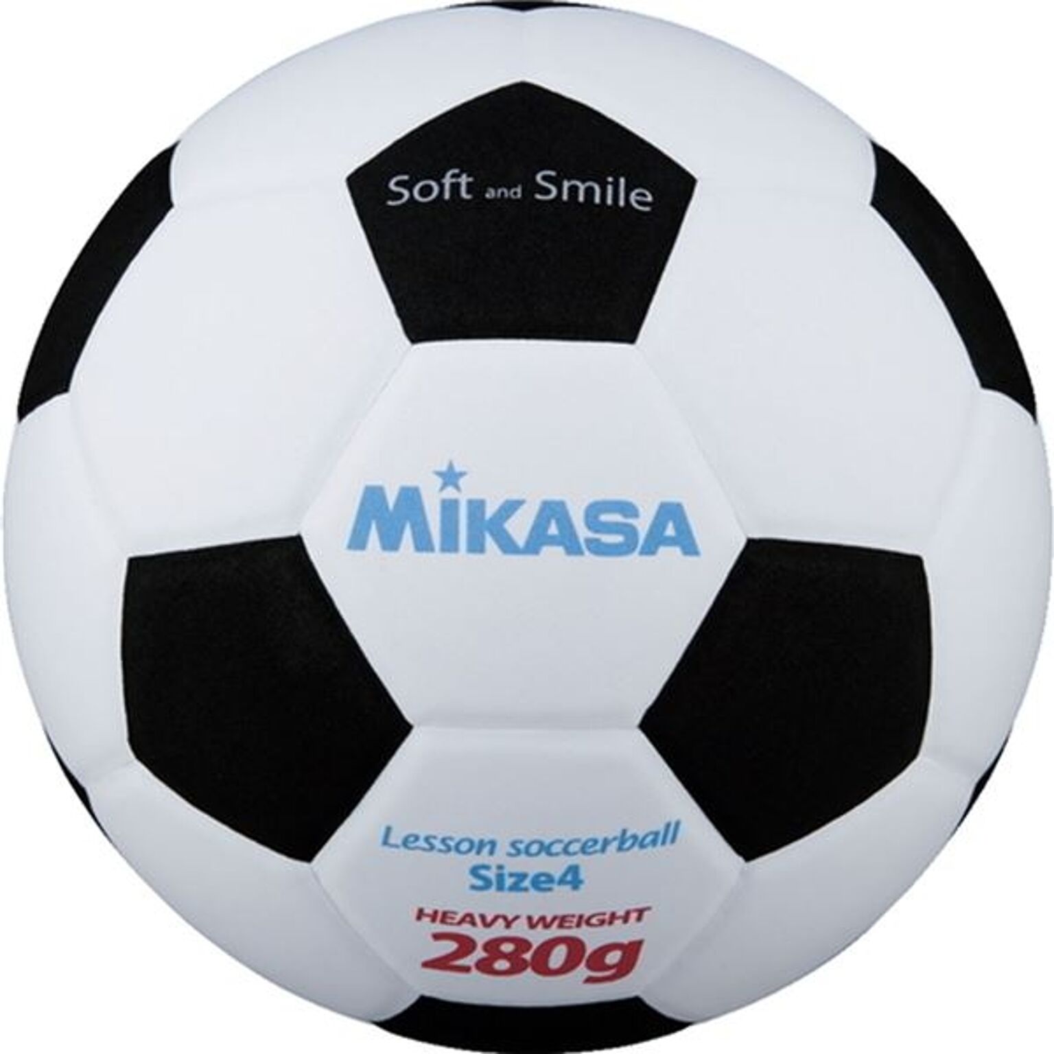 MIKASA（ミカサ）スマイルサッカーボール 4号球 ホワイト×ブラック SF428WBK