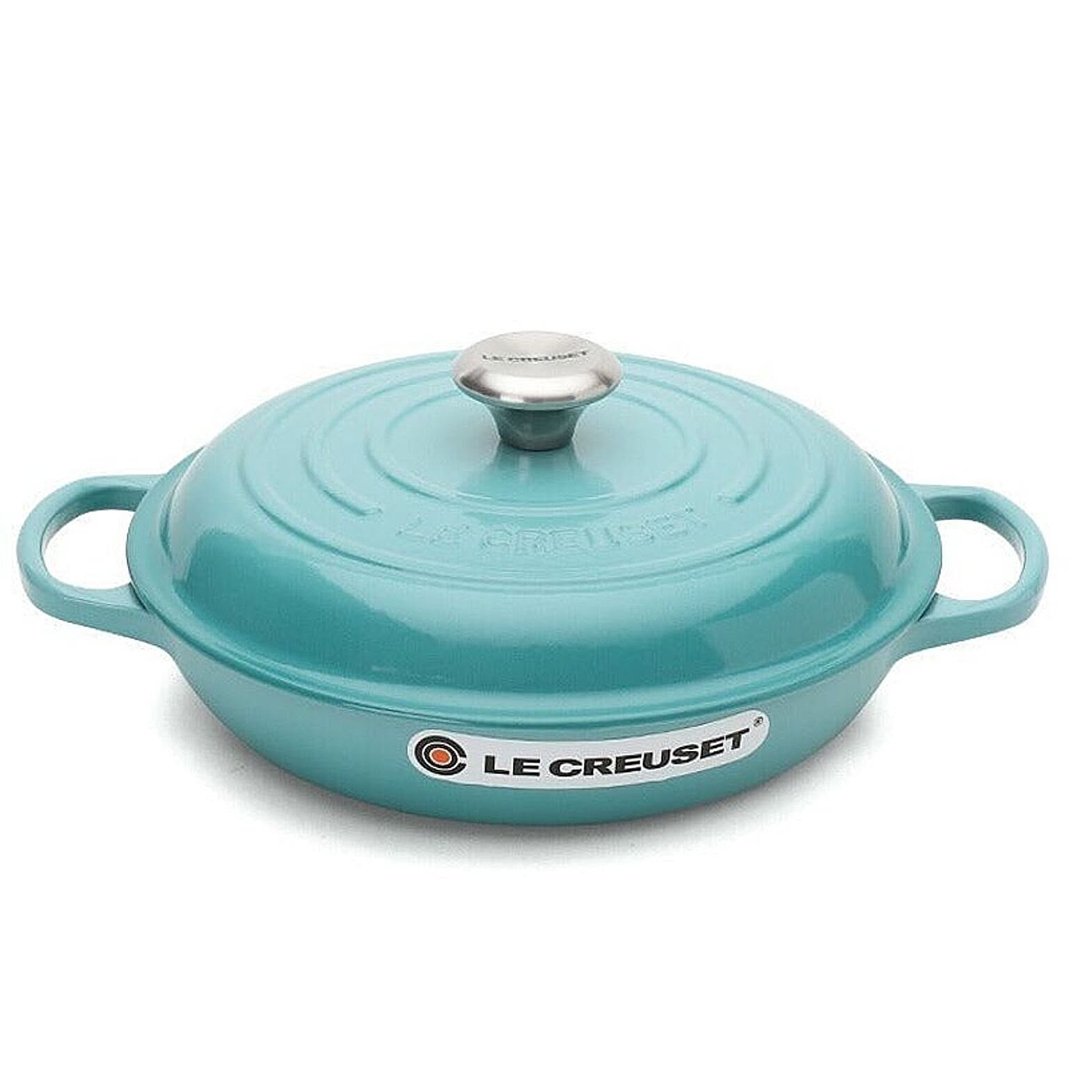 【美品】LE CREUSET　ビュッフェキャセロール　カリビアンブルー　26cm