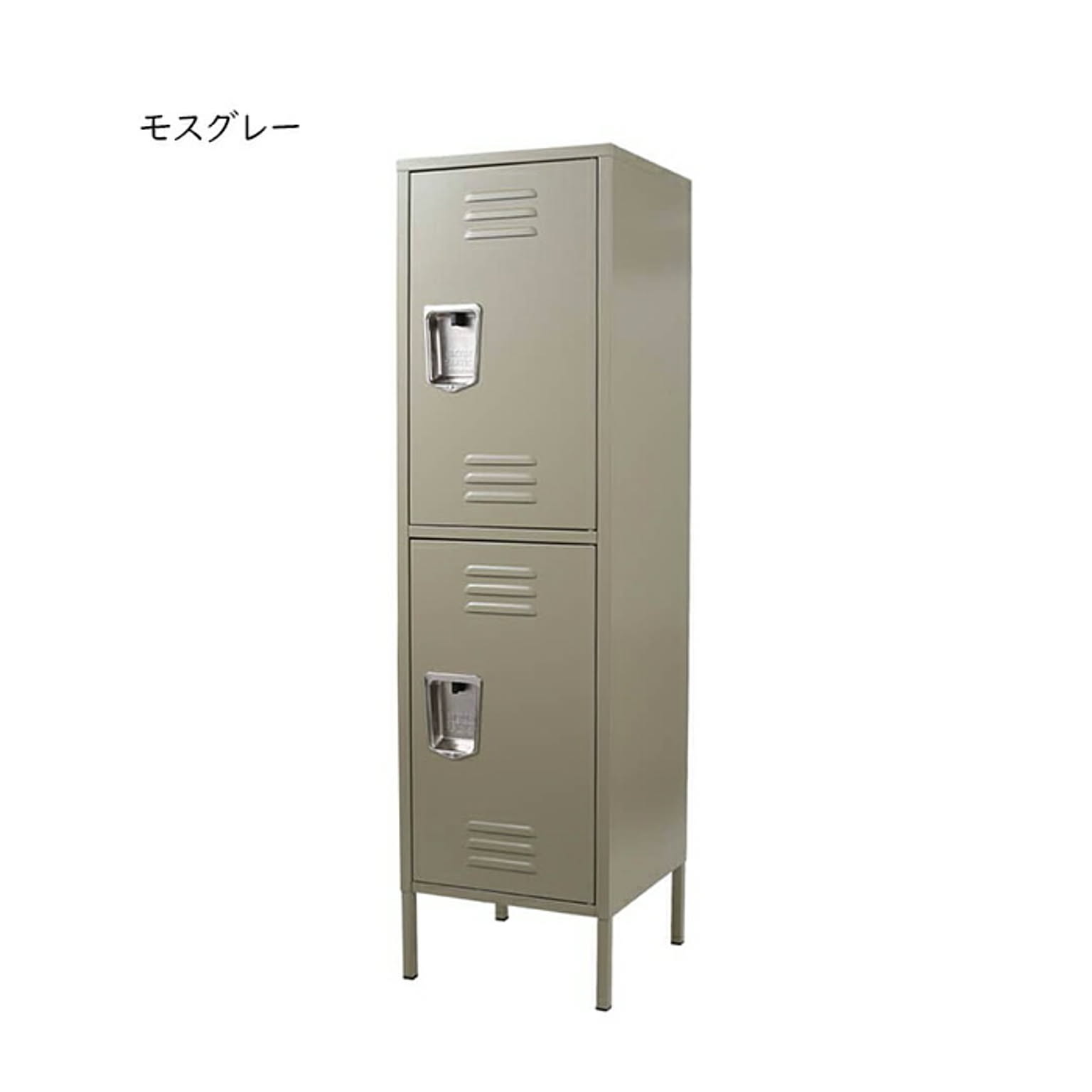 ロッカー 組立式 STEEL LOCKER 2DOOR H845-1047 幅380x奥行380x高さ1375mm ダルトン