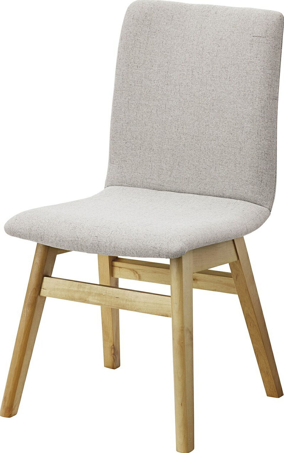 ダイニングチェア W45×D53×H81×SH43 グレー チェア ダイニングチェア ファブリックチェア 木製 食堂椅子 布地 おしゃれ ナチュラル 北欧 シンプル かわいい 完成品 食卓用椅子 