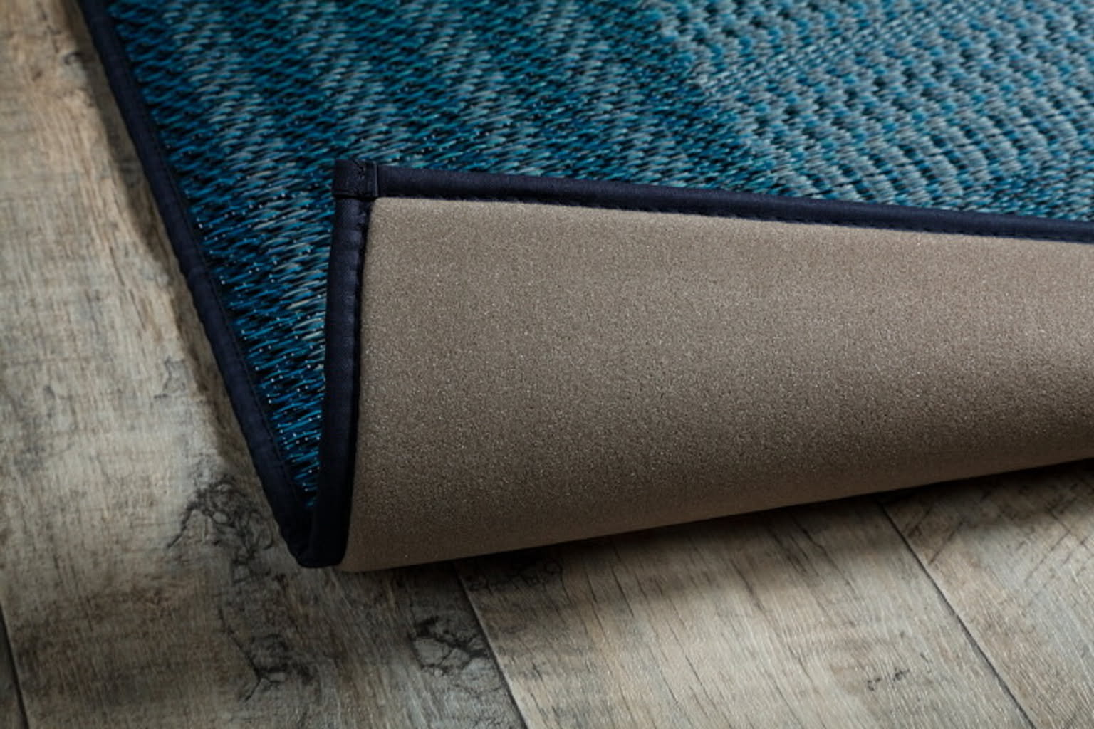 国産い草ラグ Fナール 約191×191cm ネイビー - 通販 | 家具と