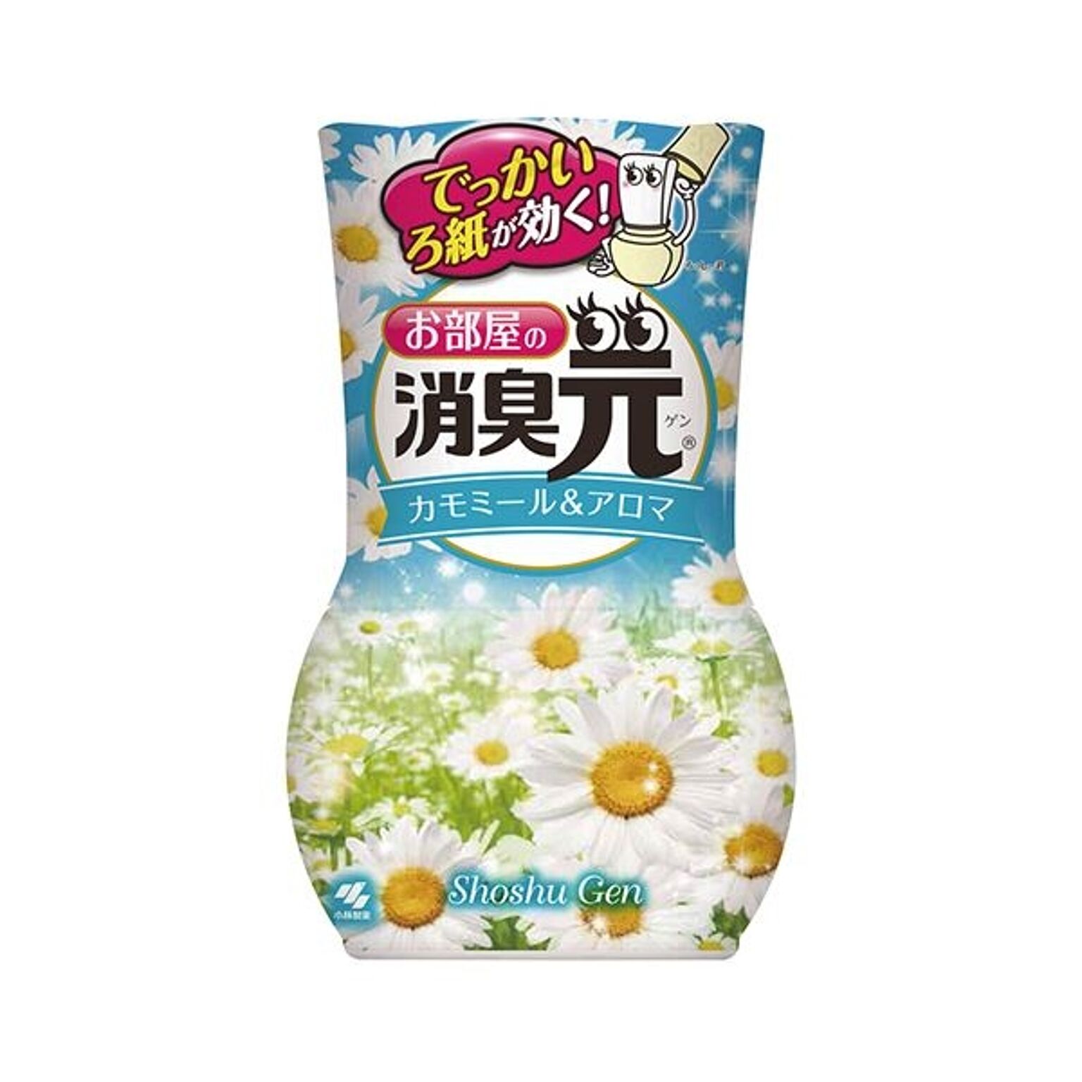 （まとめ）小林製薬 お部屋の消臭元カモミール＆アロマ 400ml 1セット（3個）【×5セット】