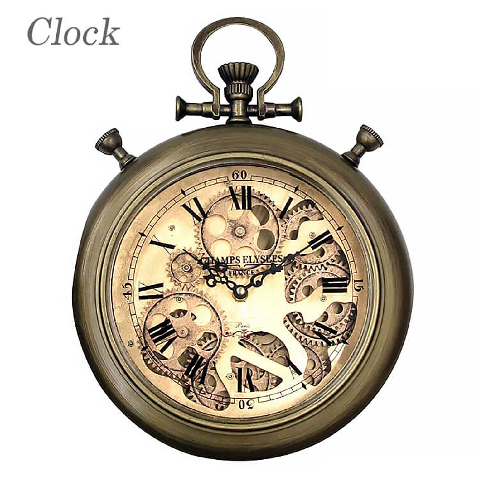 壁掛け時計 ウォールクロック 歯車 ゴールド モダン クラシック 85255WC 壁掛け時計 ウォールクロック 歯車 ゴールド モダン クラシック