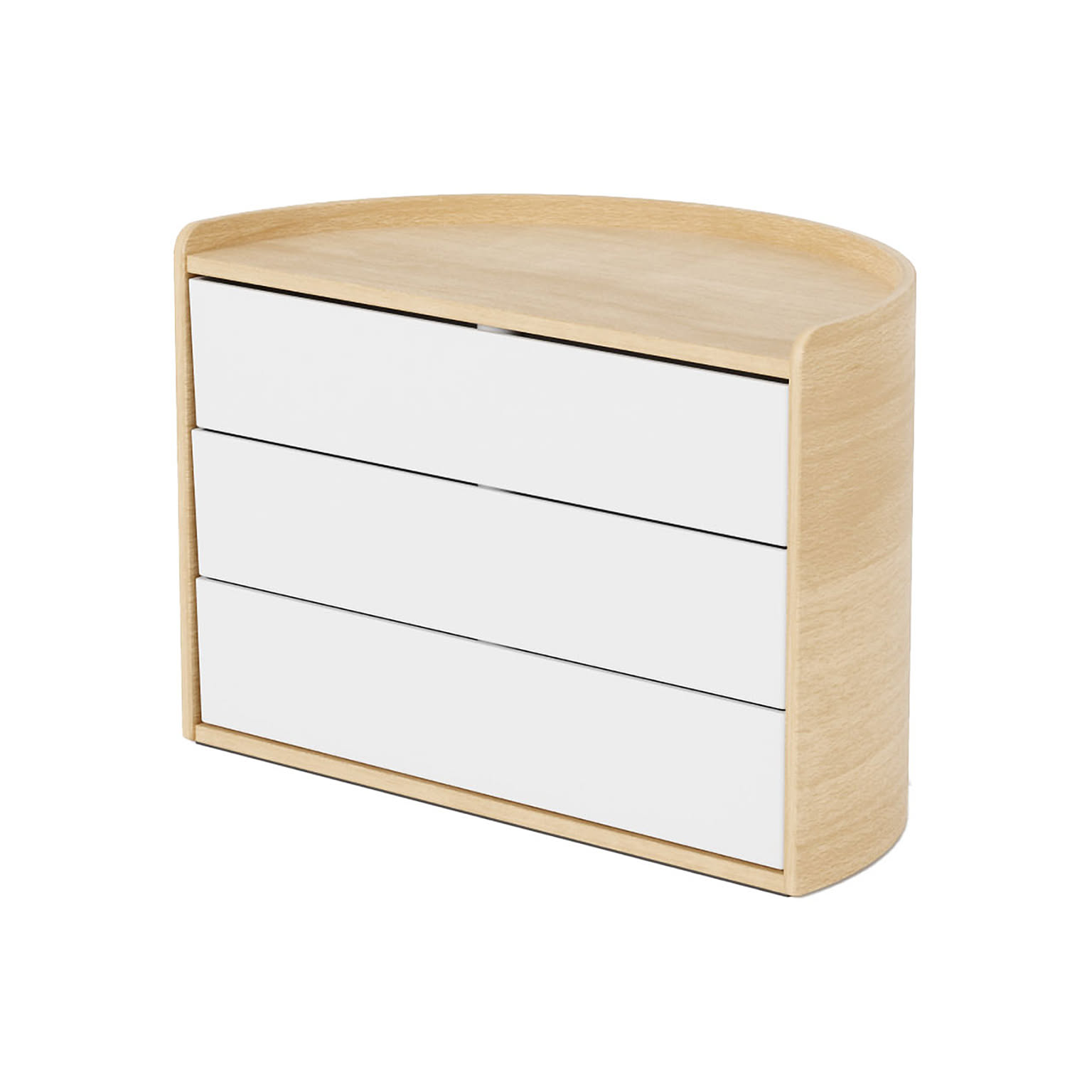 Umbra アンブラ MOONA strage box ムーナ ストレージボックス 収納 アクセサリーボックス トレイ ケース コンパクト ジュエリー コスメ 小物入れ 木目 回転式