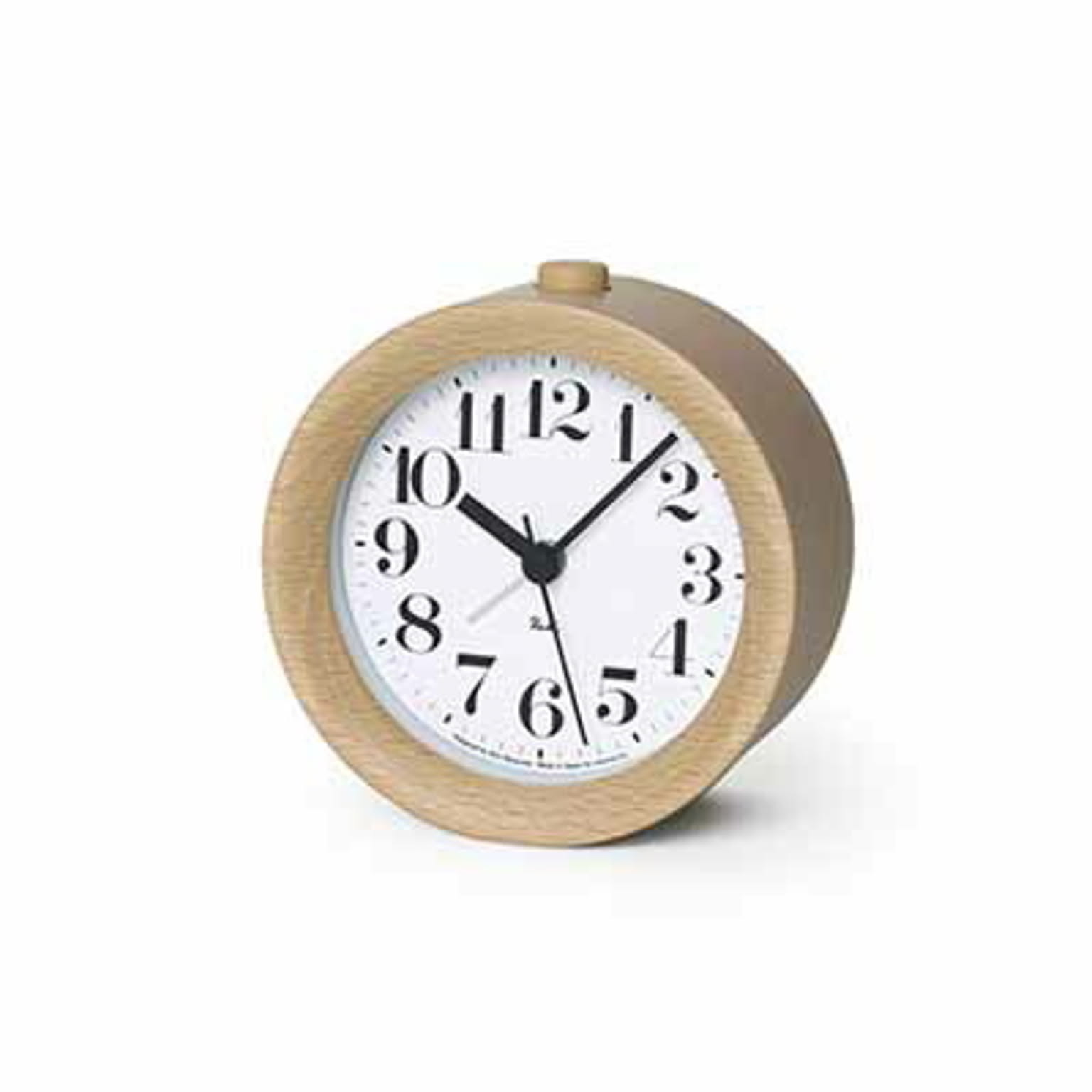 Lemnos レムノス RIKI ALARM CLOCK リキ アラーム クロック WR09-14 / WR09-15 置時計 置き時計 アラーム機能 目覚まし時計 スイープムーブメント