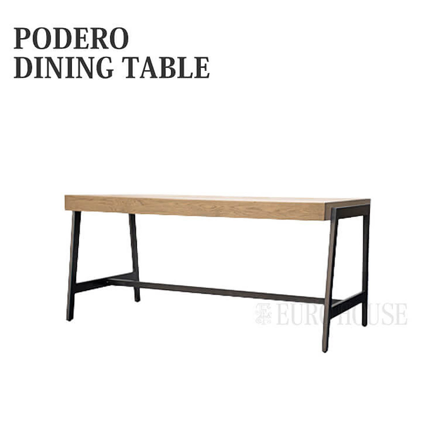 テーブル ダイニングテーブル ポデロ PODERO DINING TABLE シンプル モダンインダストリアル 男前 インテリア mosh ガルト