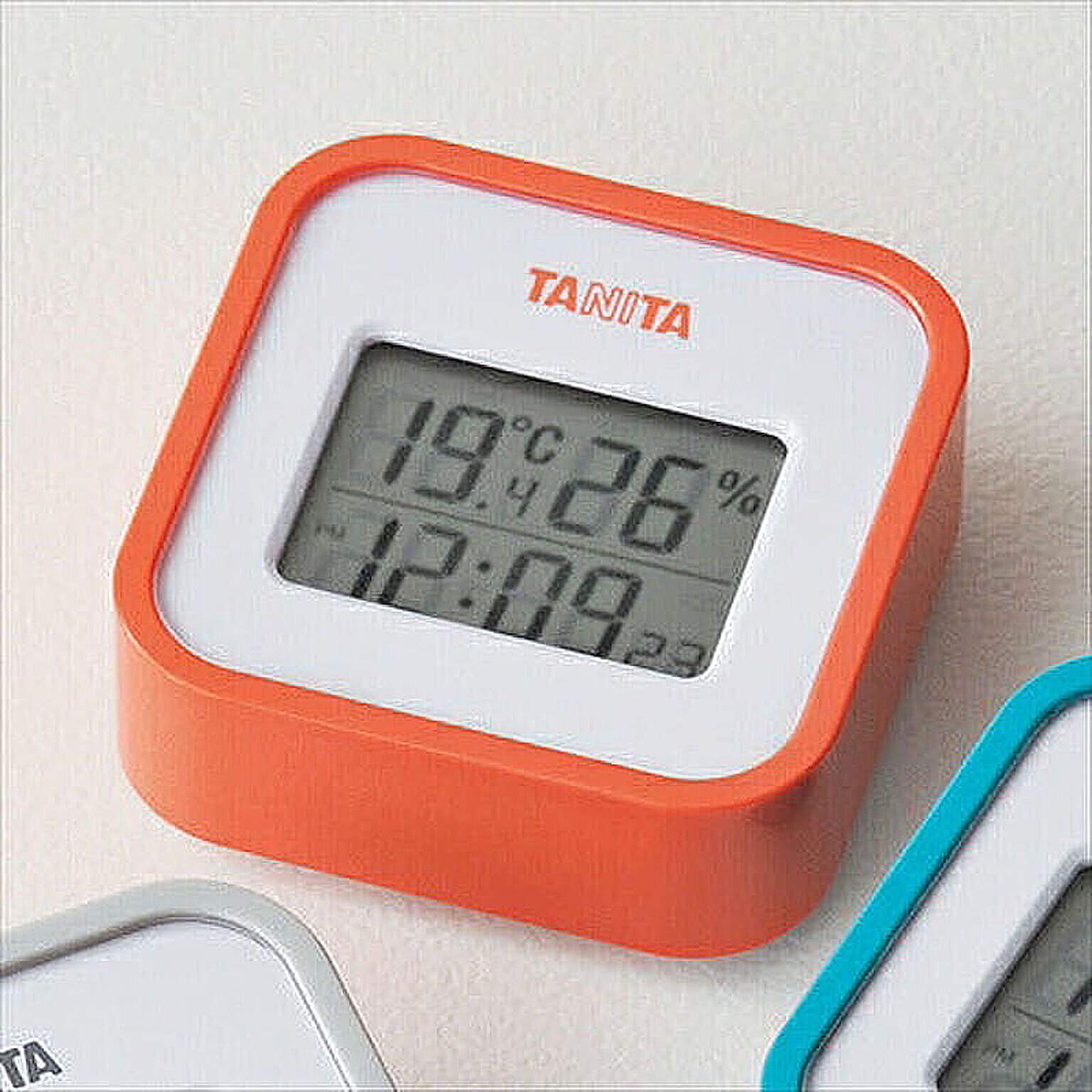 タニタ　デジタル温湿度計　オレンジ K20107938 管理No. 4904785555815