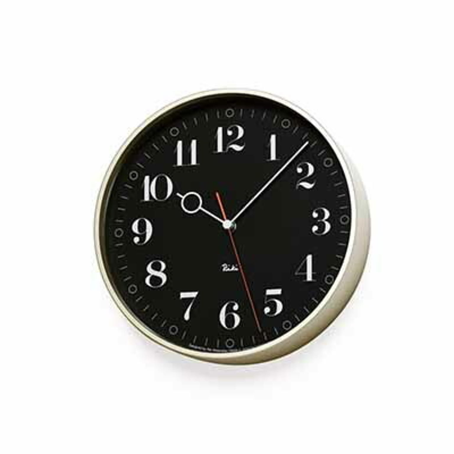 Lemnos レムノス RIKI RING CLOCK リキ リング クロック WR20-05 音がしない スイープムーブメント スイープセコンド 掛時計 掛け時計 ウォールクロック 壁掛け時計