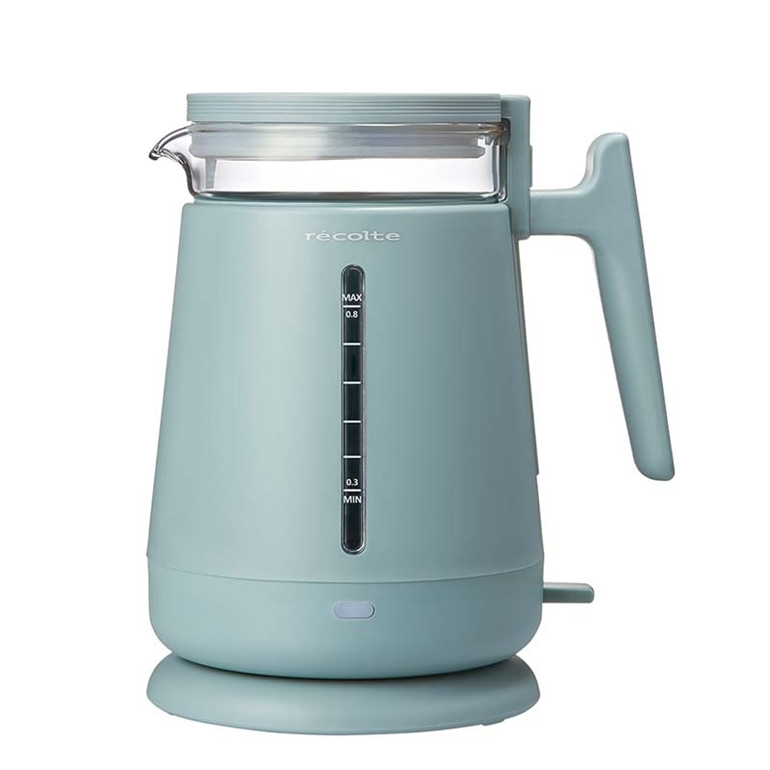 Double Wall Glass Kettle ダブルウォールガラスケトル RDG-1 電気ケトル 電気ポット 2層構造 熱くなりにくい