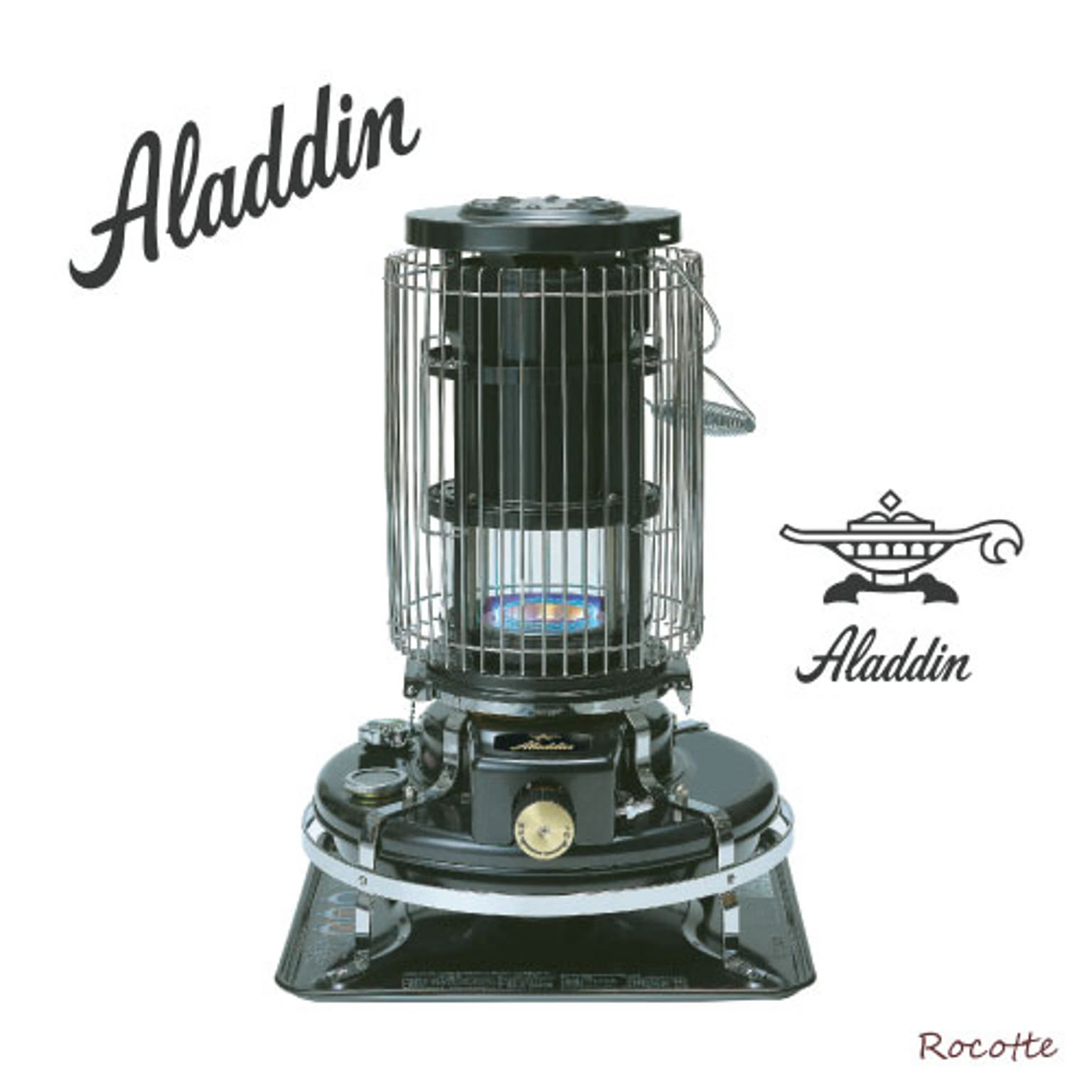 アラジン ブルーフレームヒーター 石油ストーブ 小型 Aladdin 収納袋付 ブラック