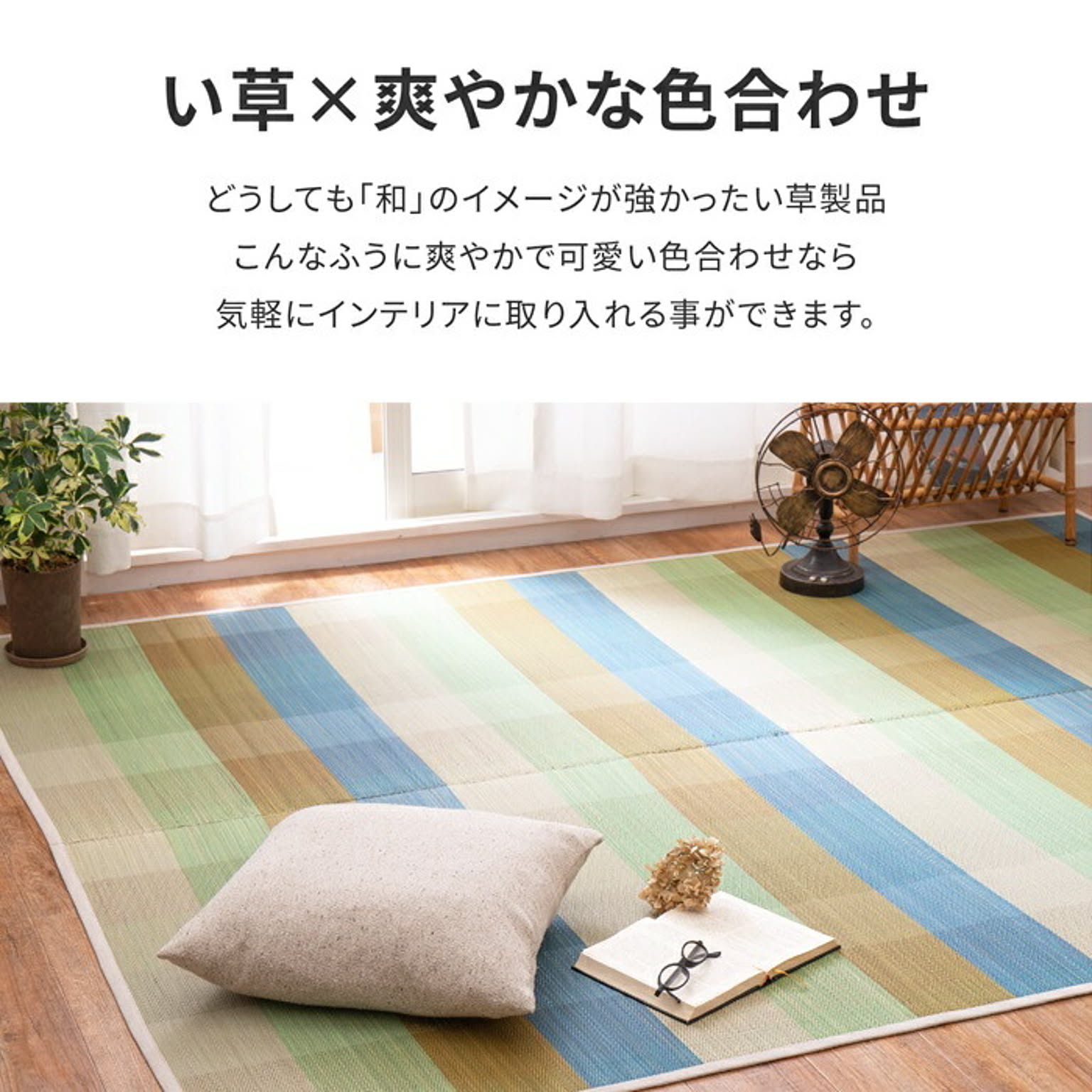 ござ・い草ラグ