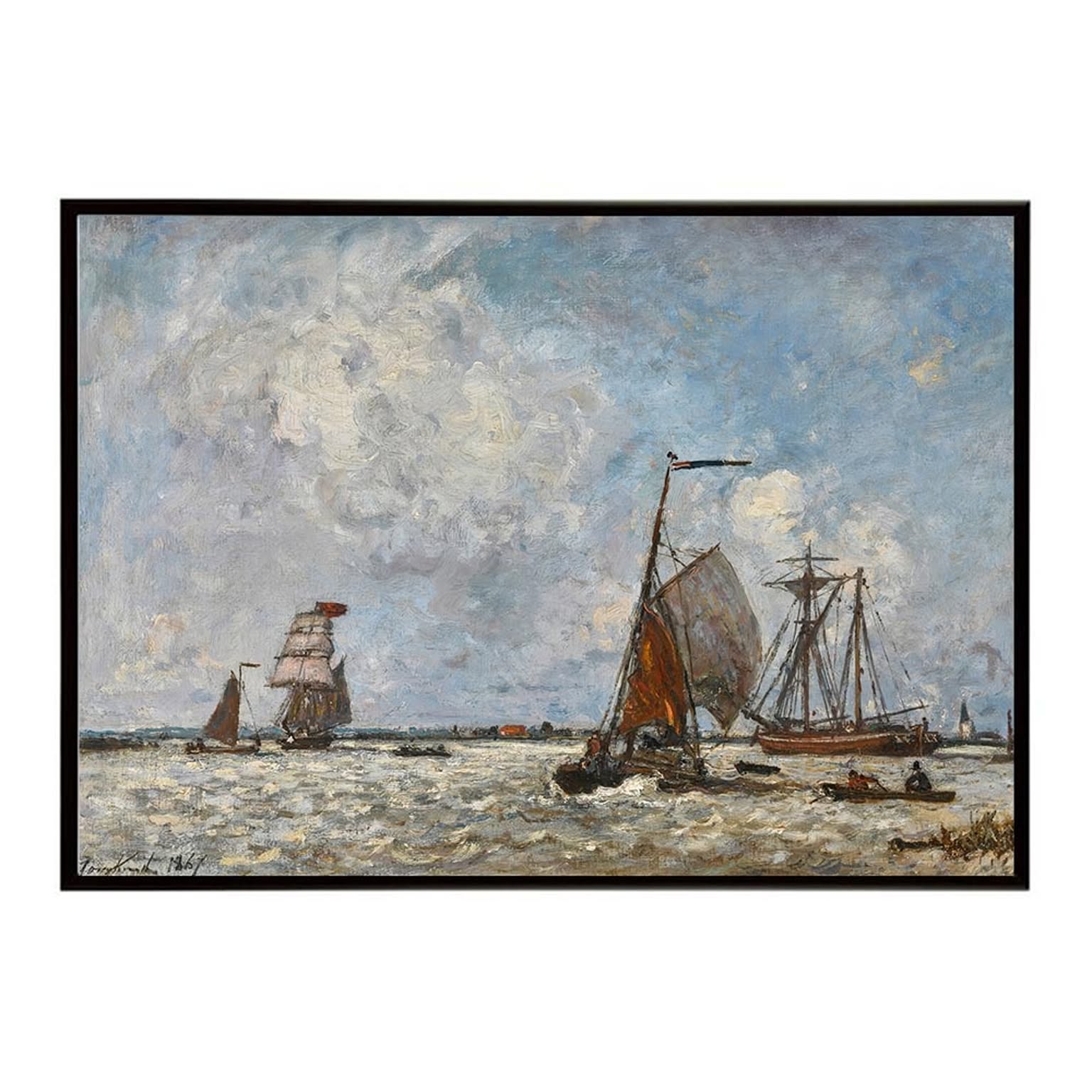 世界の古い絵画 レトロポスター デジタルリマスターL’Estuaire Belgique?【bn-poster-3777】