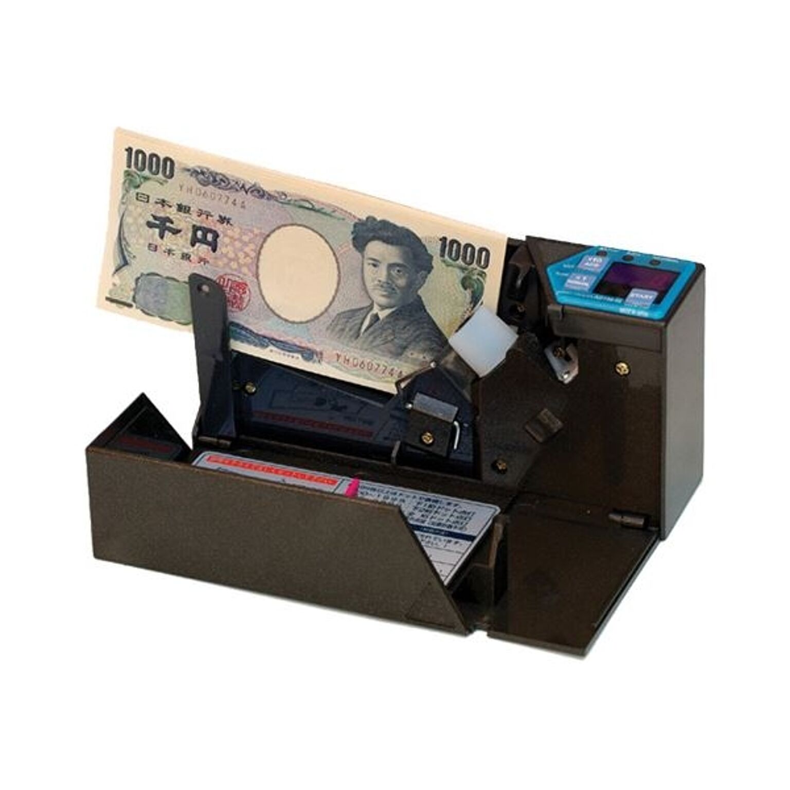 エンゲルス 小型紙幣計数機ハンディーカウンター 枚数指定ストップ機能あり ストーンブラック AD-100-02 1台 - 2