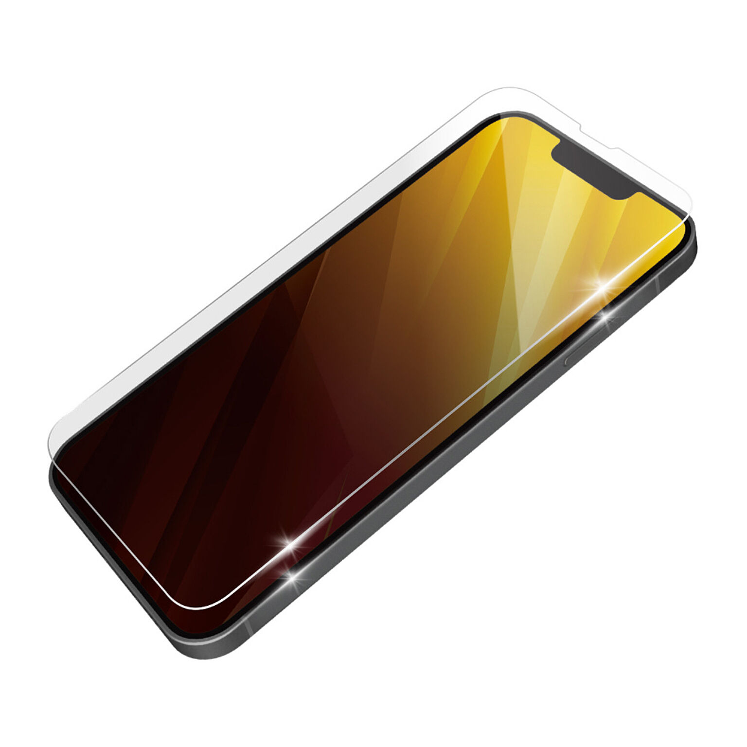 エレコム PM-A21AFLKGG iPhone 13 mini/ガラスフィルム/カバー率99%/0.33mm